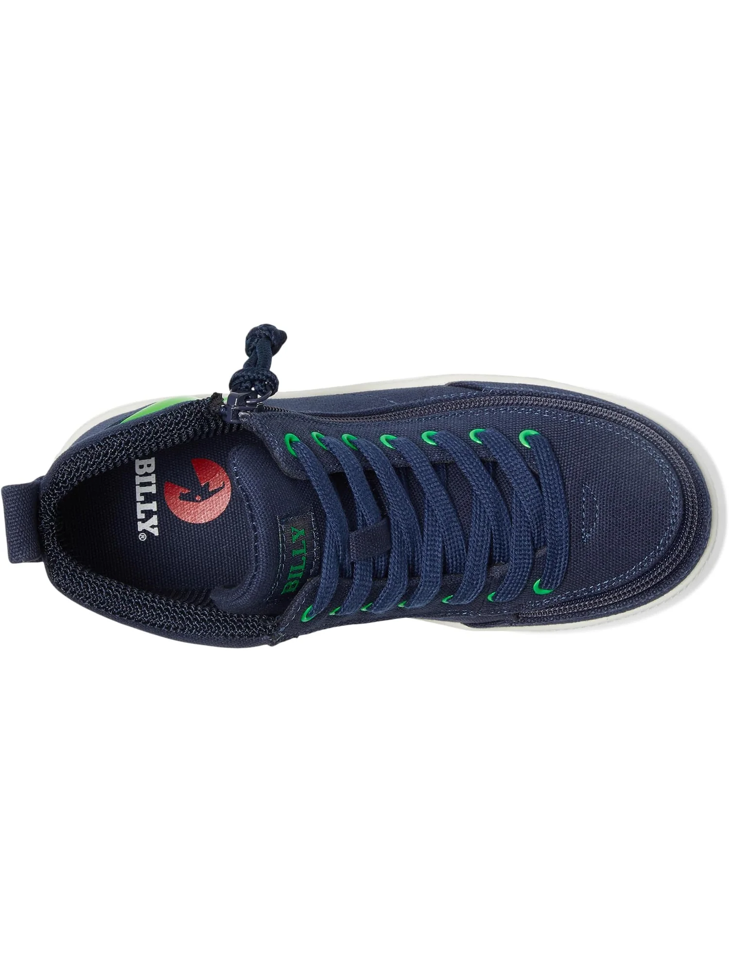 Кроссовки BILLY Footwear Kids Light Ups BILLY Classic D|R High — изображение 2 из 7, темно-синий/зеленый