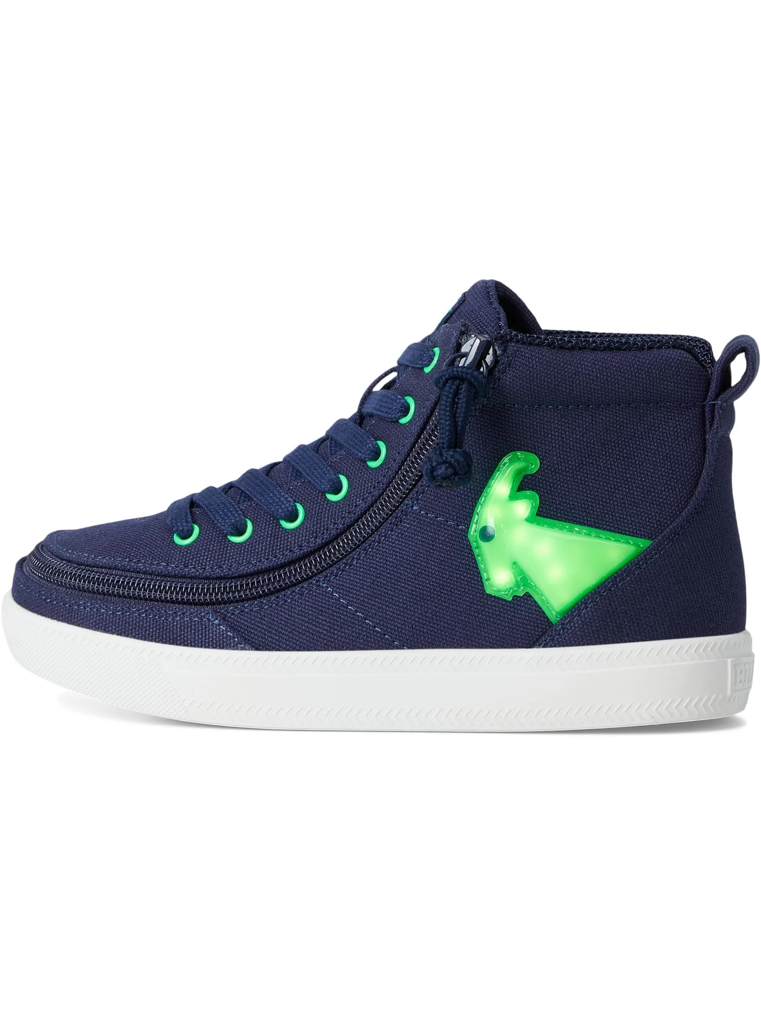 Кроссовки BILLY Footwear Kids Light Ups BILLY Classic D|R High — изображение 4 из 7, темно-синий/зеленый