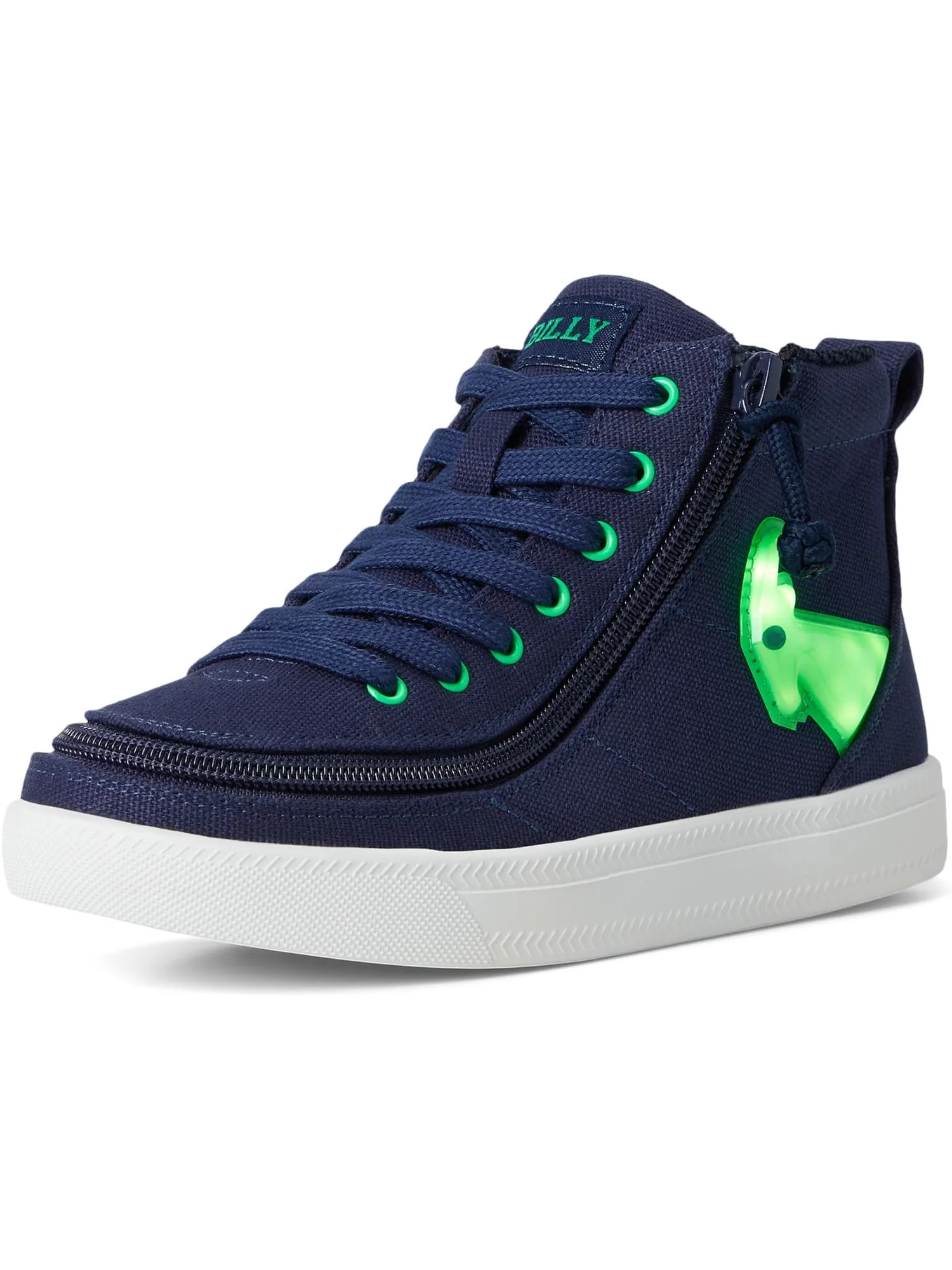 Кроссовки BILLY Footwear Kids Light Ups BILLY Classic D|R High — изображение 7 из 7, темно-синий/зеленый