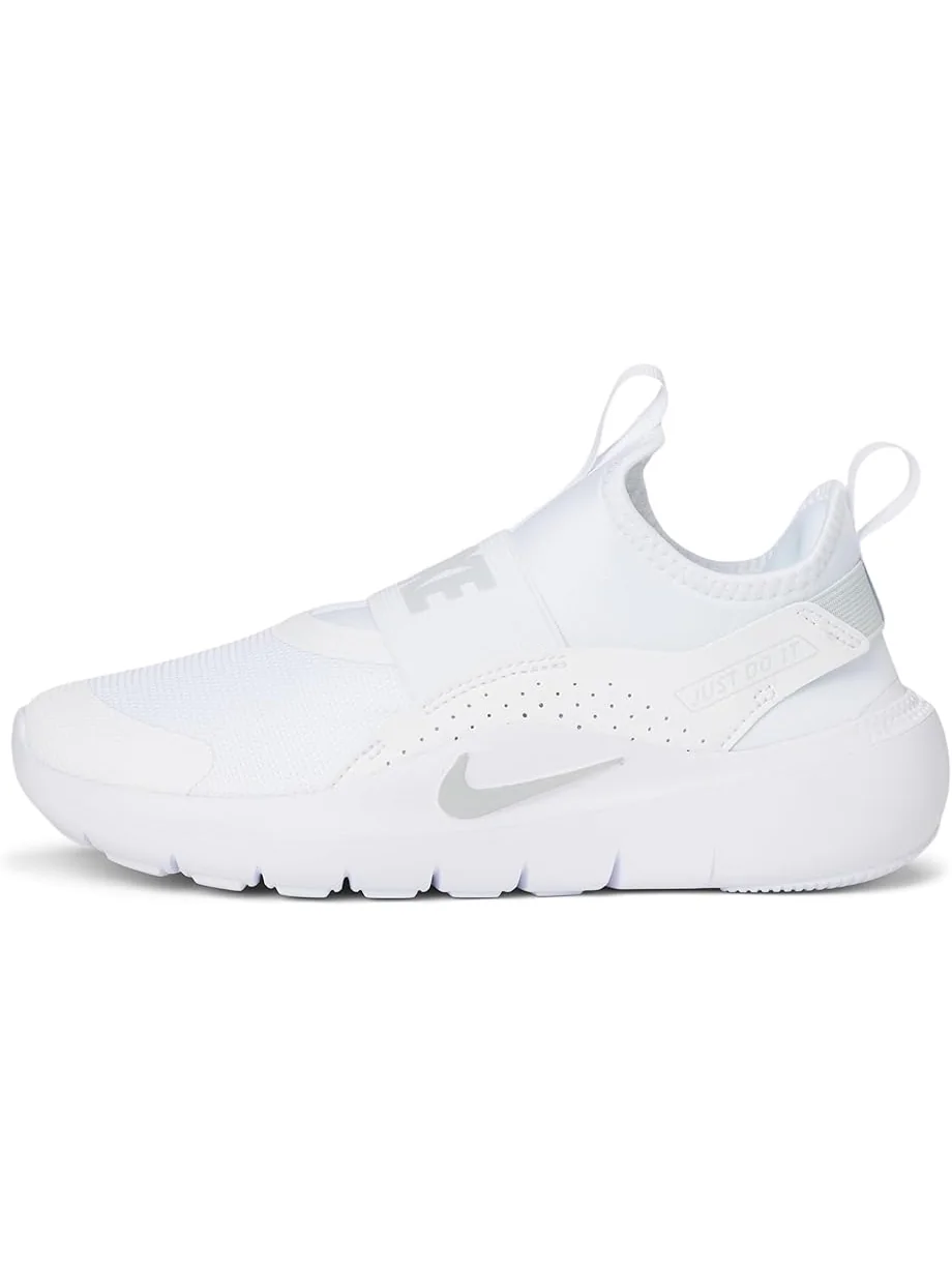 Детские кроссовки Nike Flex Runner 4 (Little Kid) Nike Kids — изображение 4 из 7, белый/платиновый/белый