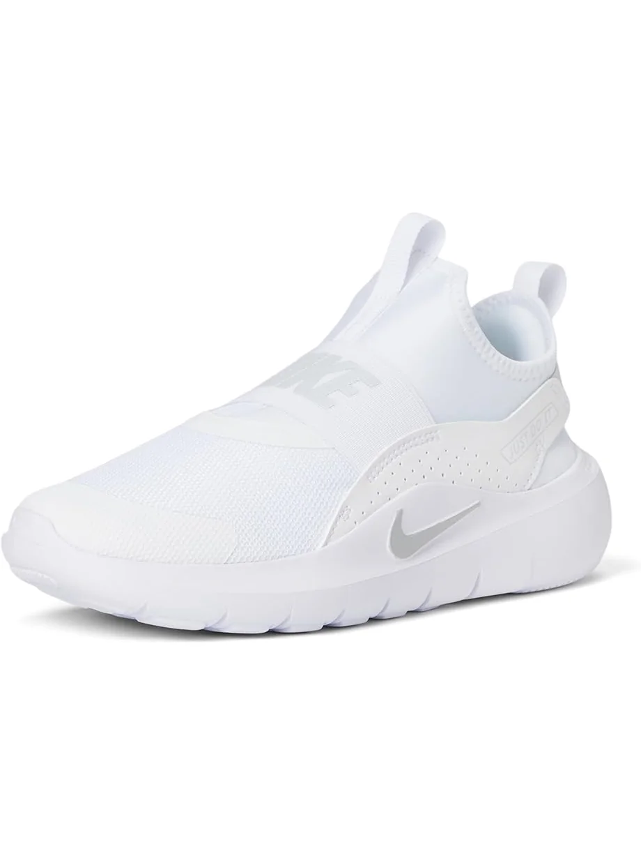 Детские кроссовки Nike Flex Runner 4 (Little Kid) Nike Kids — изображение 7 из 7, белый/платиновый/белый