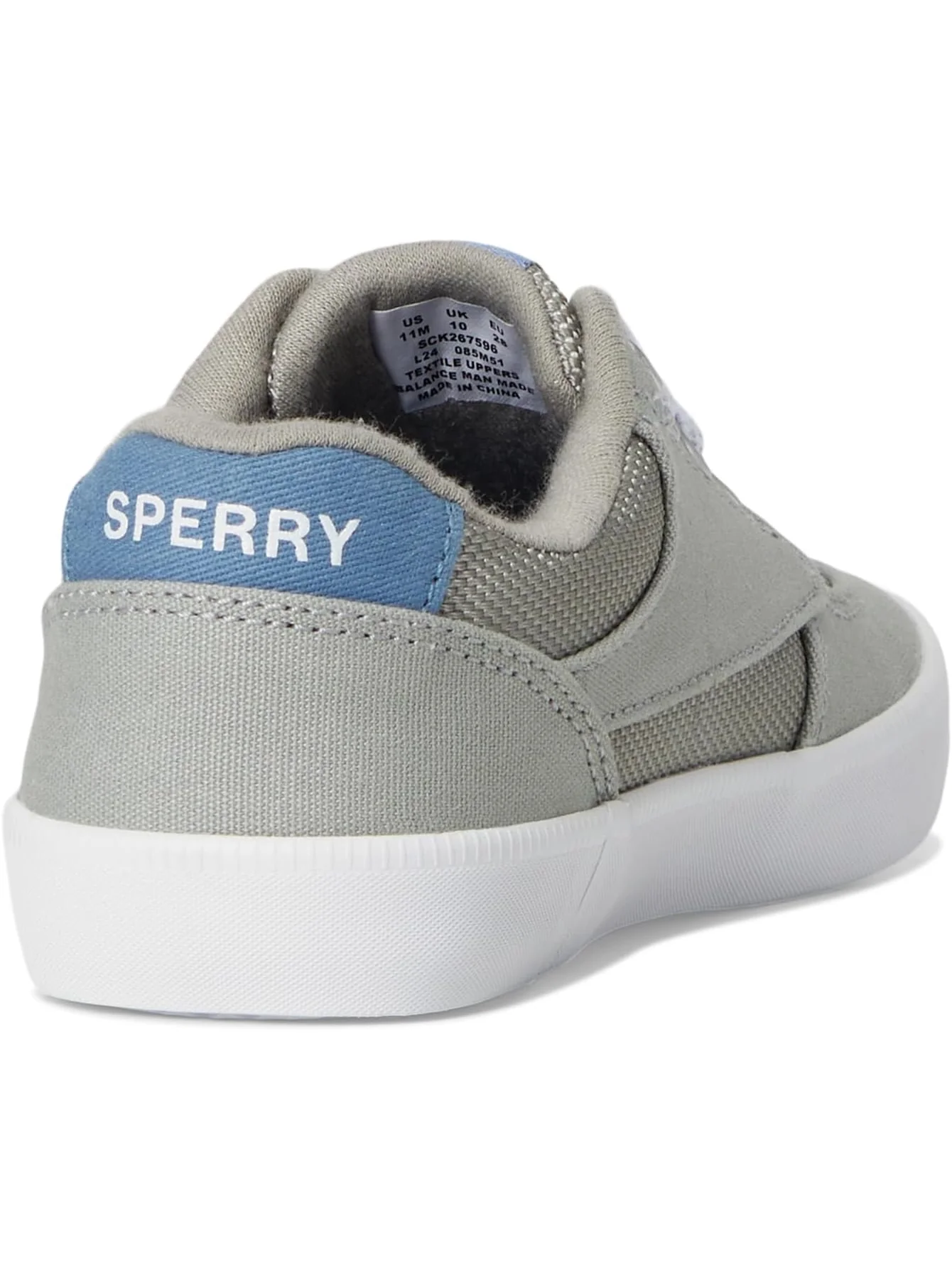 Кроссовки Sperry Kids Boardwalk Sneaker Washable — изображение 5 из 7, серый
