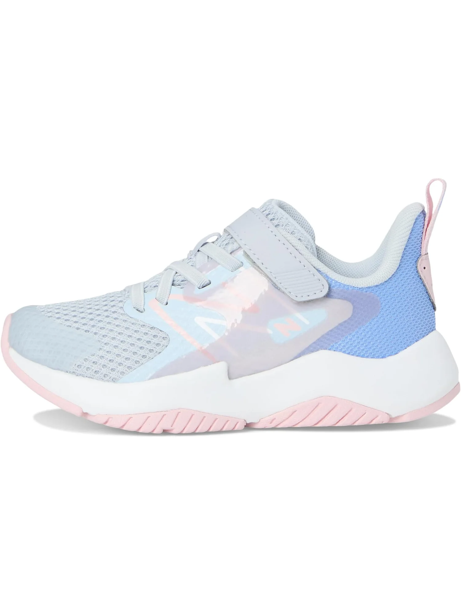 Кроссовки New Balance Kids Rave Run v2 Bungee Lace with Top Strap — изображение 4 из 7, яркий//розовый