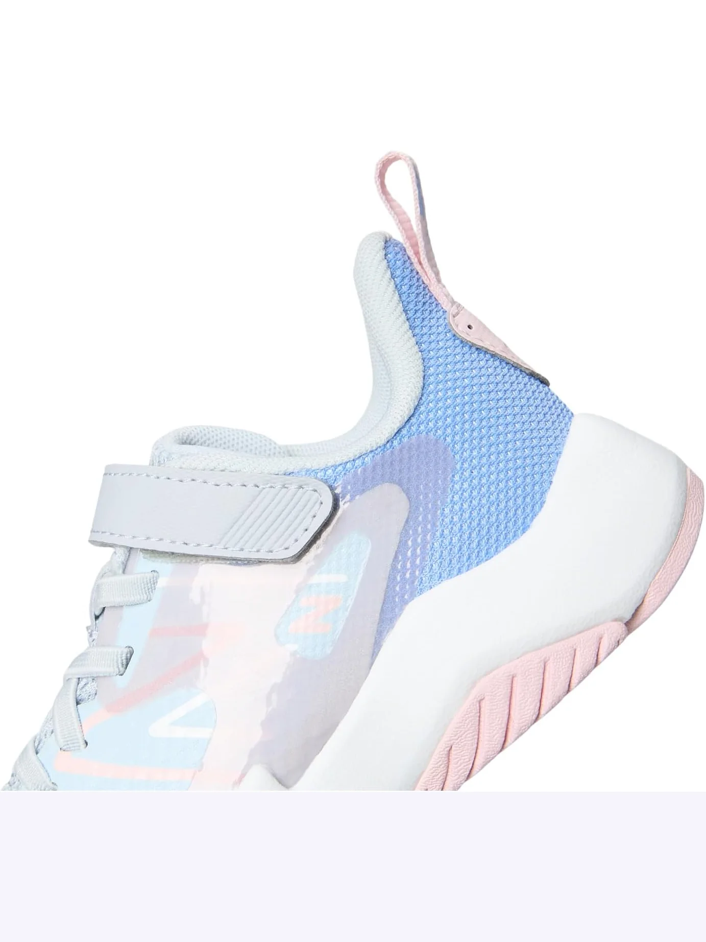 Кроссовки New Balance Kids Rave Run v2 Bungee Lace with Top Strap — изображение 6 из 7, яркий//розовый