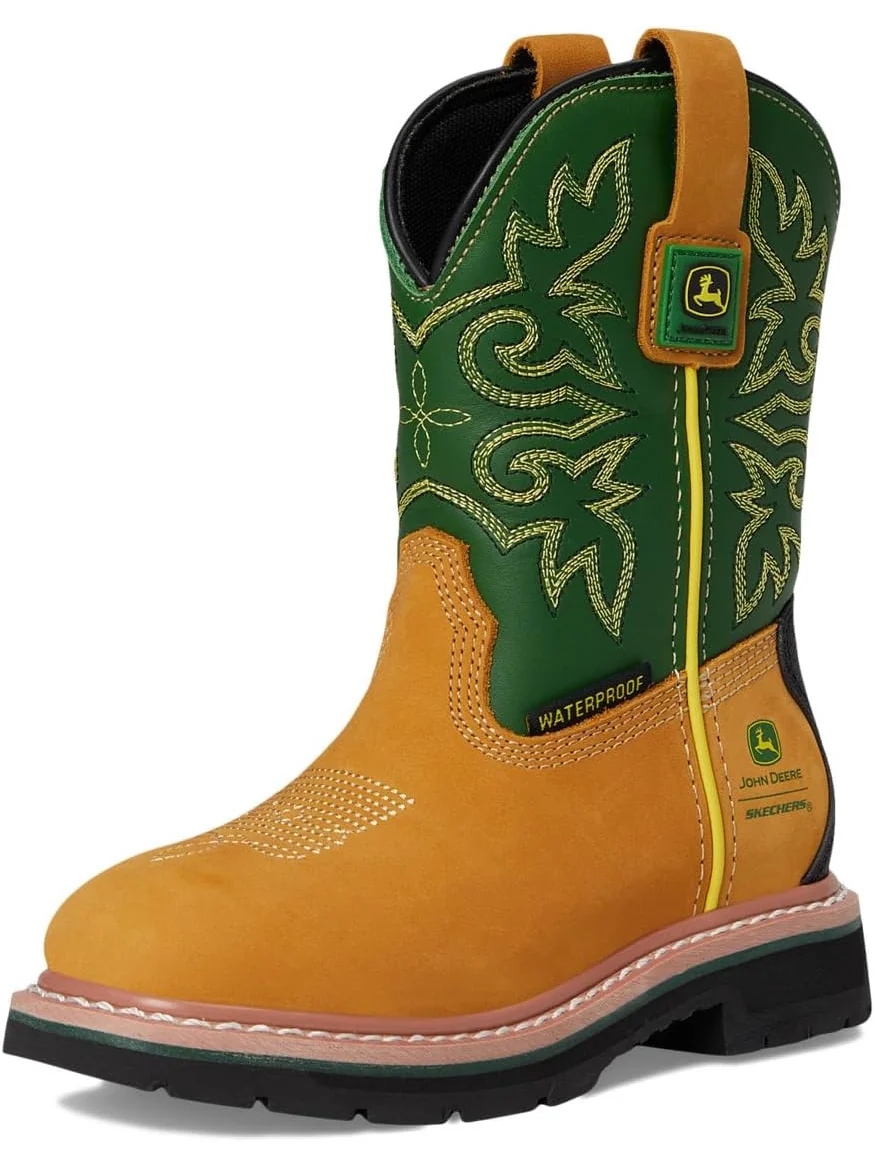 Ботинки SKECHERS KIDS X John Deere-rowood - Boulder Valley 407050L — изображение 7 из 7, зеленый/желтый