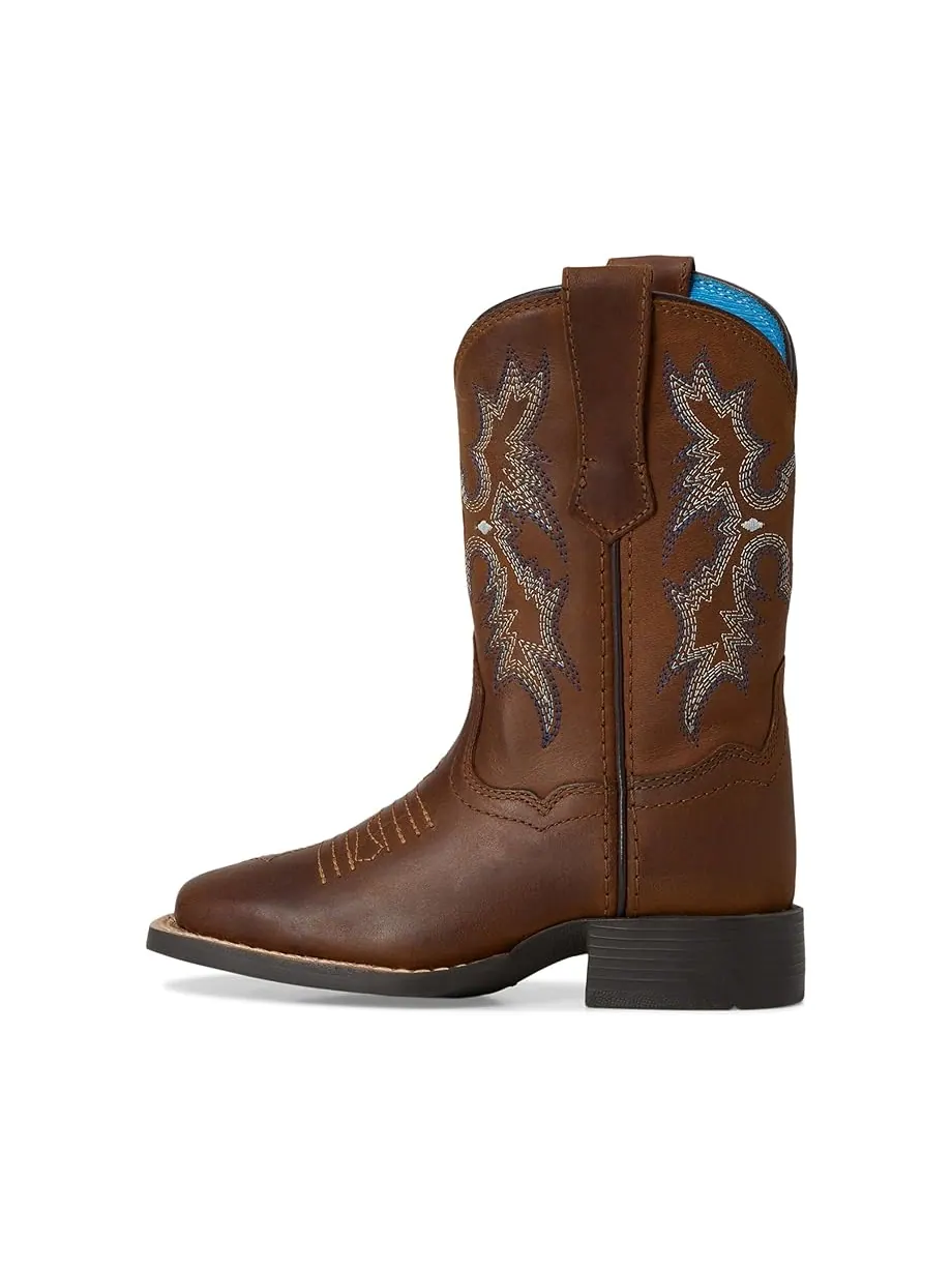 Детские ковбойские ботинки Ariat Tombstone Medium Square Toe (для малышей/детей постарше) Ariat Kids — изображение 4 из 7