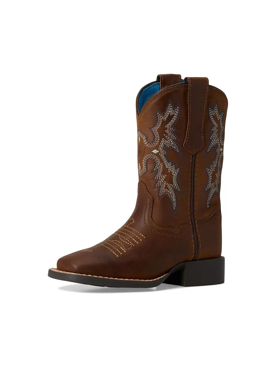 Детские ковбойские ботинки Ariat Tombstone Medium Square Toe (для малышей/детей постарше) Ariat Kids — изображение 7 из 7