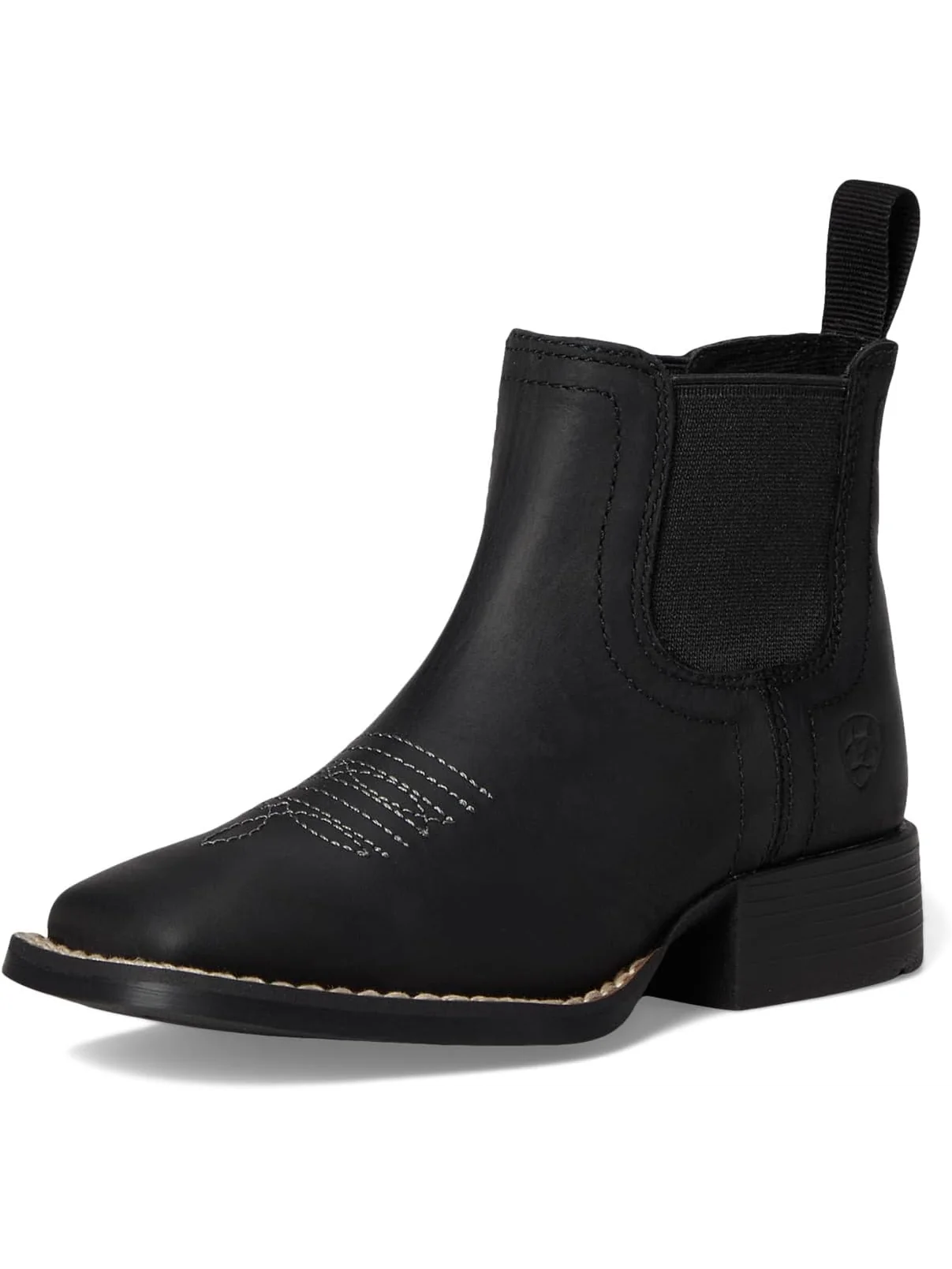 Ботинки Ariat Kids Booker Chelsea Wide Square Toe Western Boots — изображение 7 из 7, черный