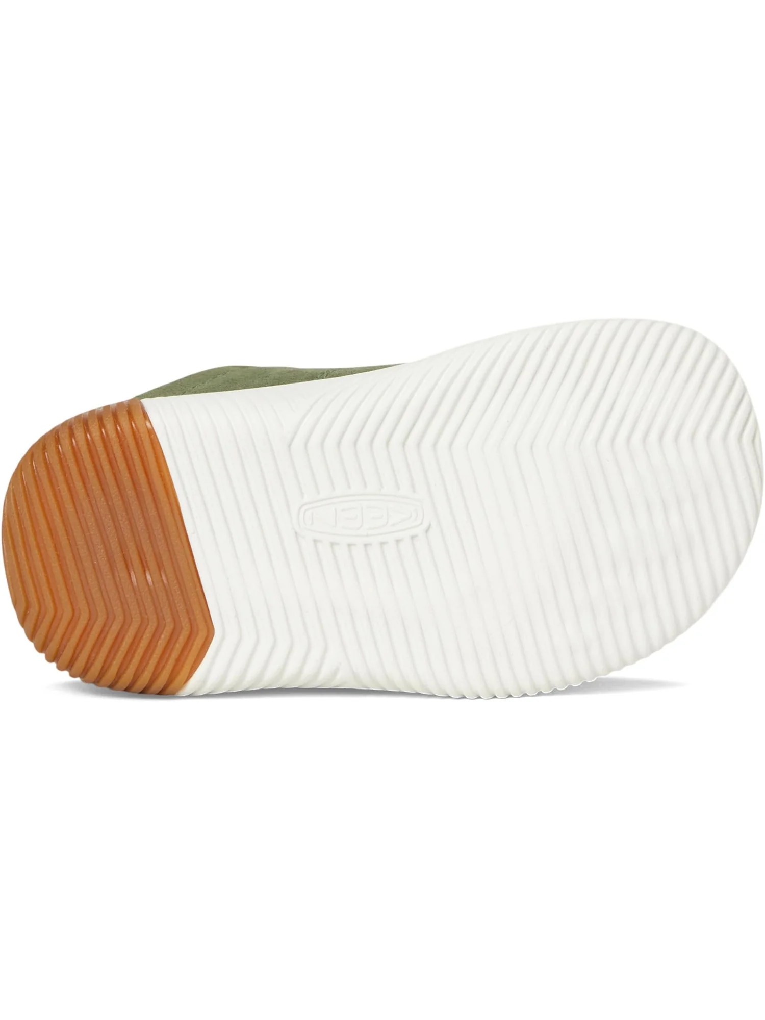 Кроссовки KEEN Kids Knx T-toe Lightweight Double Strap Barefoot Feel Sneakers — изображение 3 из 7, зеленый/белый
