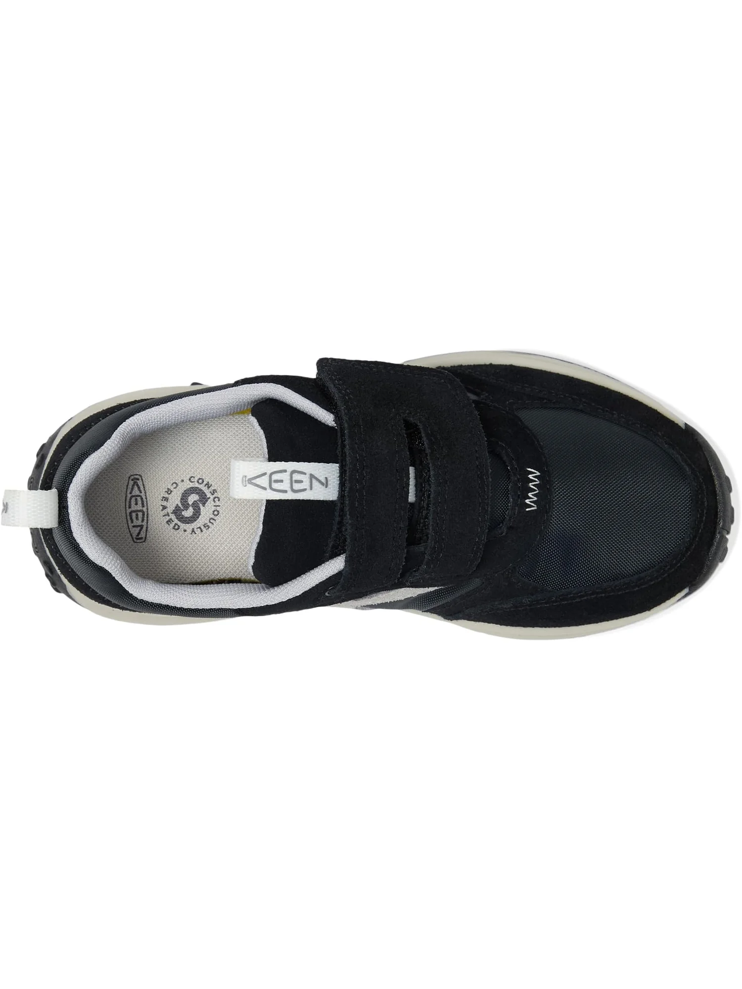 Кроссовки KEEN Kids K KS86 Comfortable Durable Retro Style Sneakers — изображение 2 из 7, черный/белый