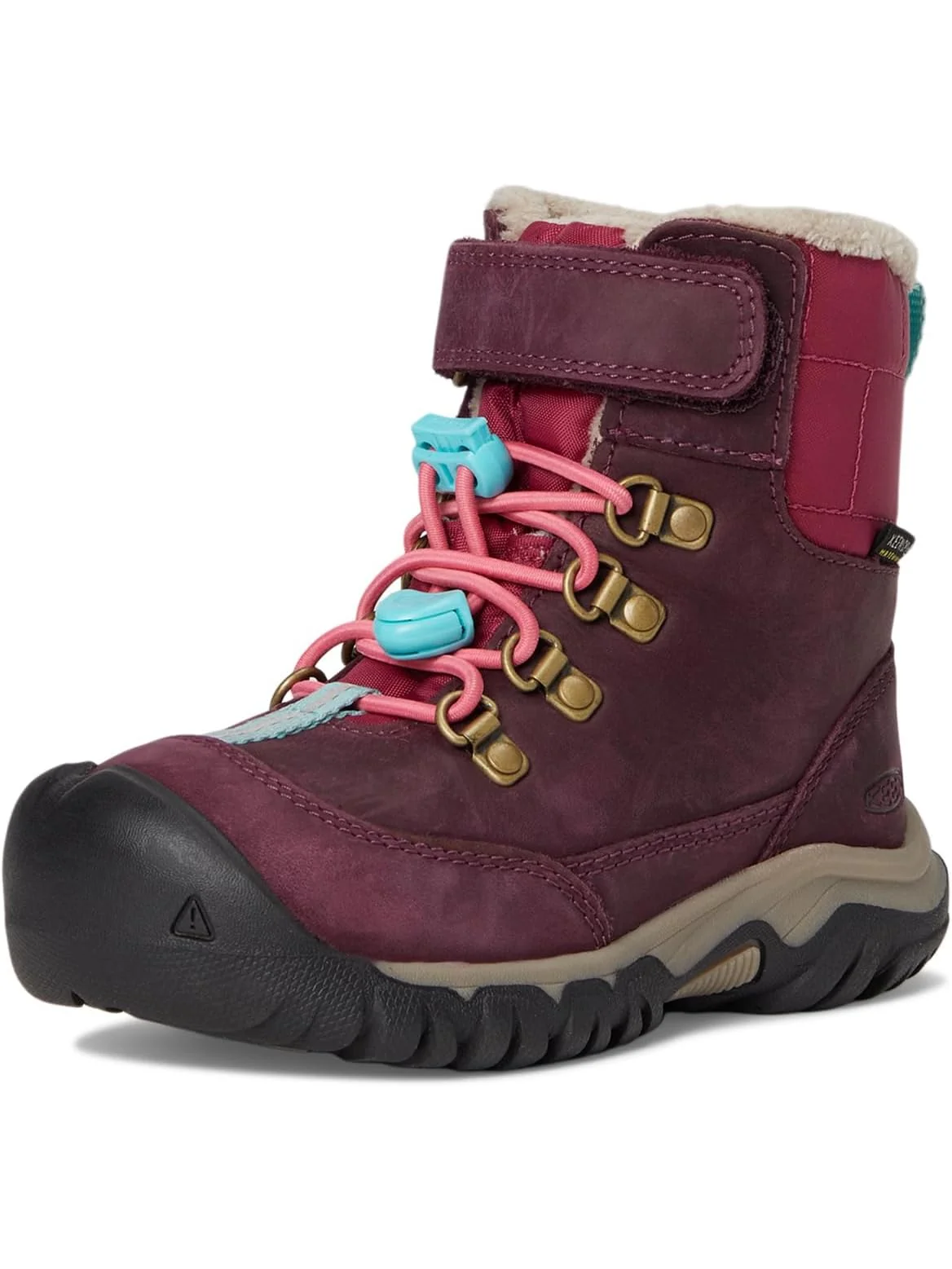 Ботинки KEEN Kids Kanibou Waterproof — изображение 7 из 7, розовый