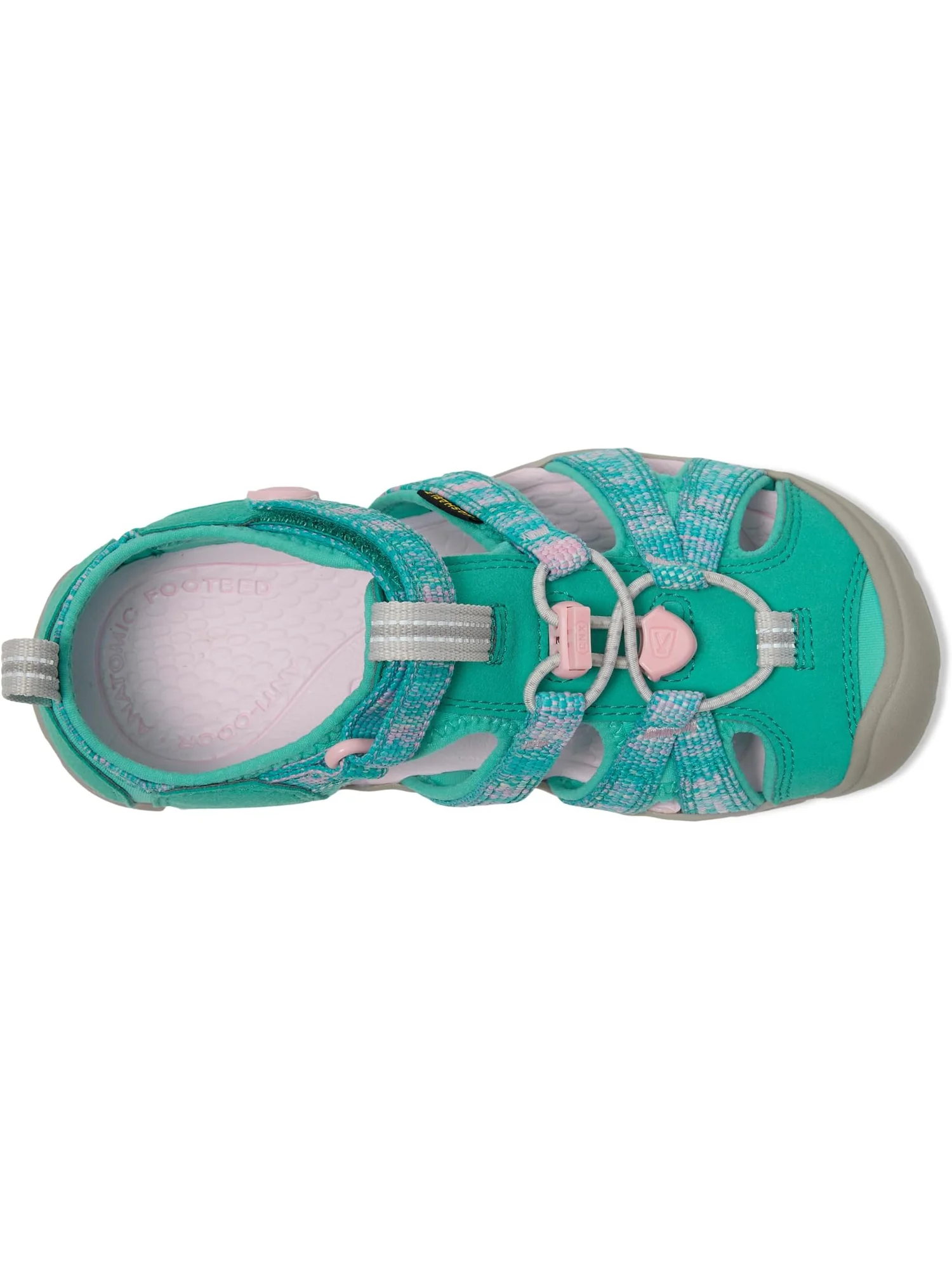 Сандалии KEEN Kids Seacamp II CNX — изображение 2 из 7, яркий голубой/розовый