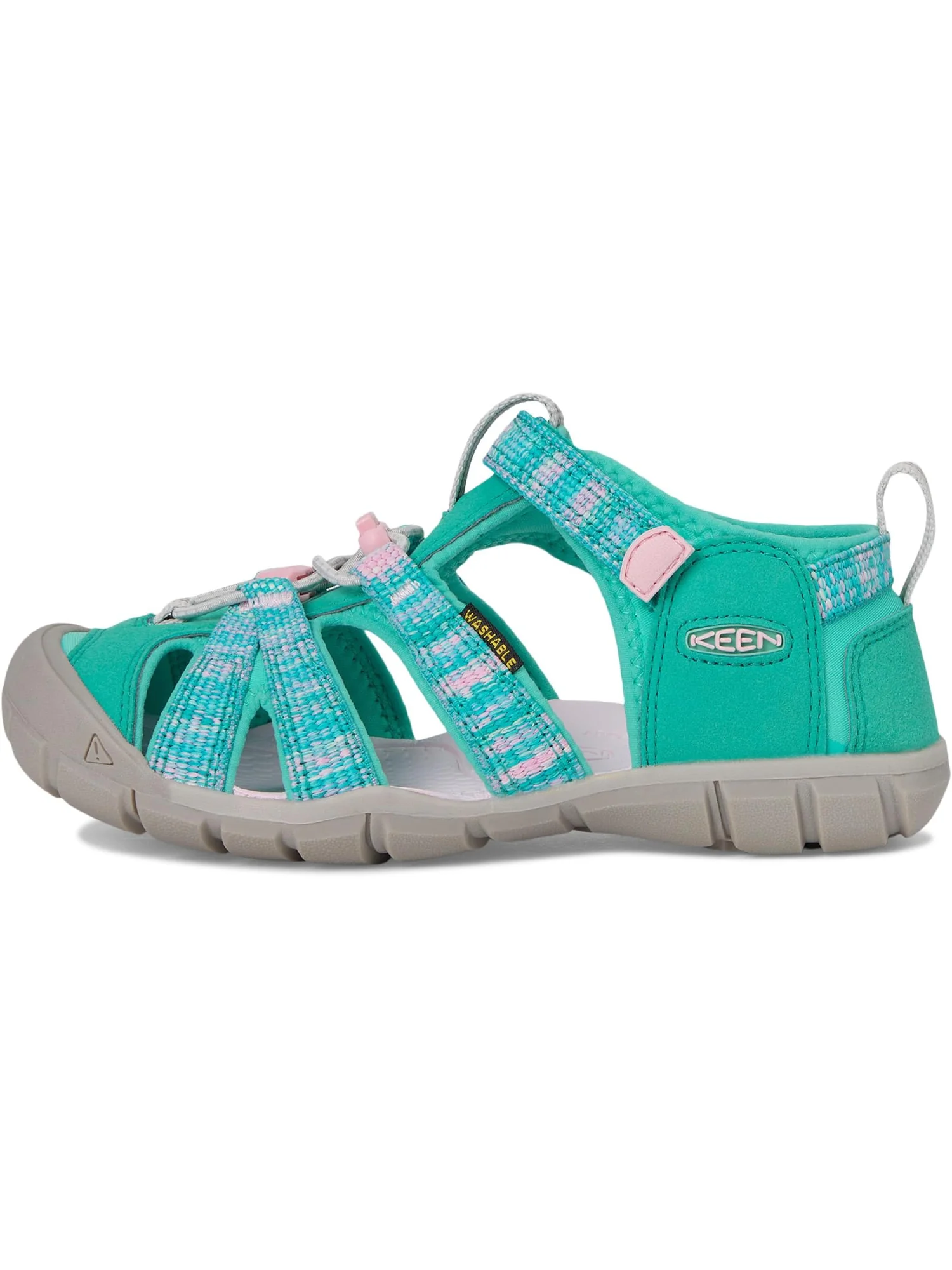 Сандалии KEEN Kids Seacamp II CNX — изображение 4 из 7, яркий голубой/розовый