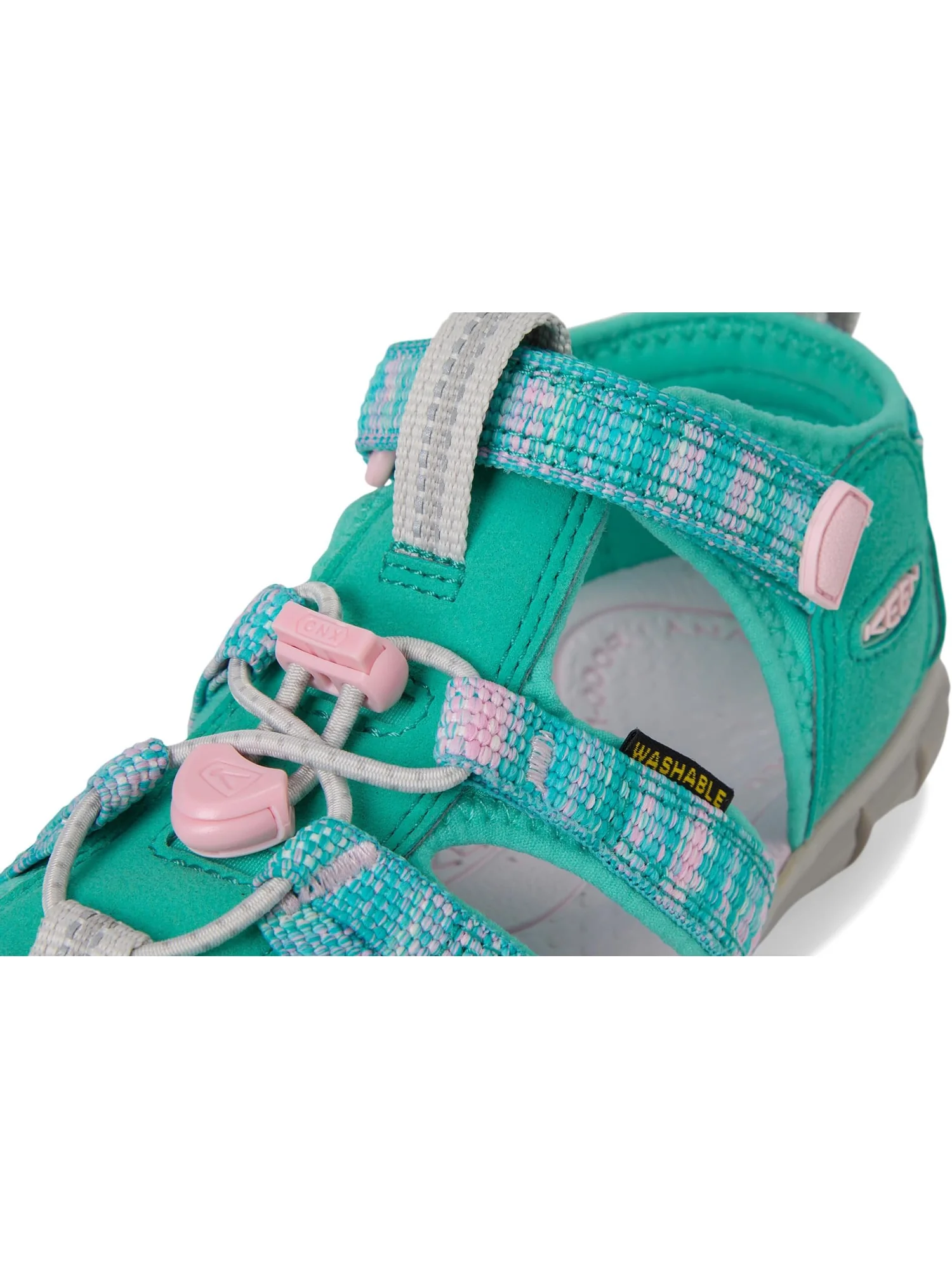 Сандалии KEEN Kids Seacamp II CNX — изображение 6 из 7, яркий голубой/розовый