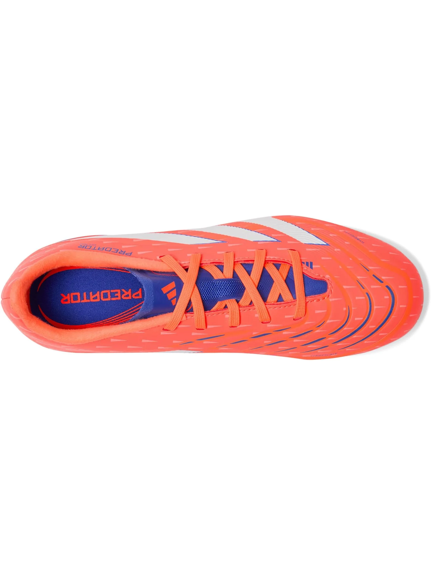 Кроссовки adidas Kids League Predator Firm Ground/Multi Ground Cleats — изображение 2 из 7, белый/оранжевый