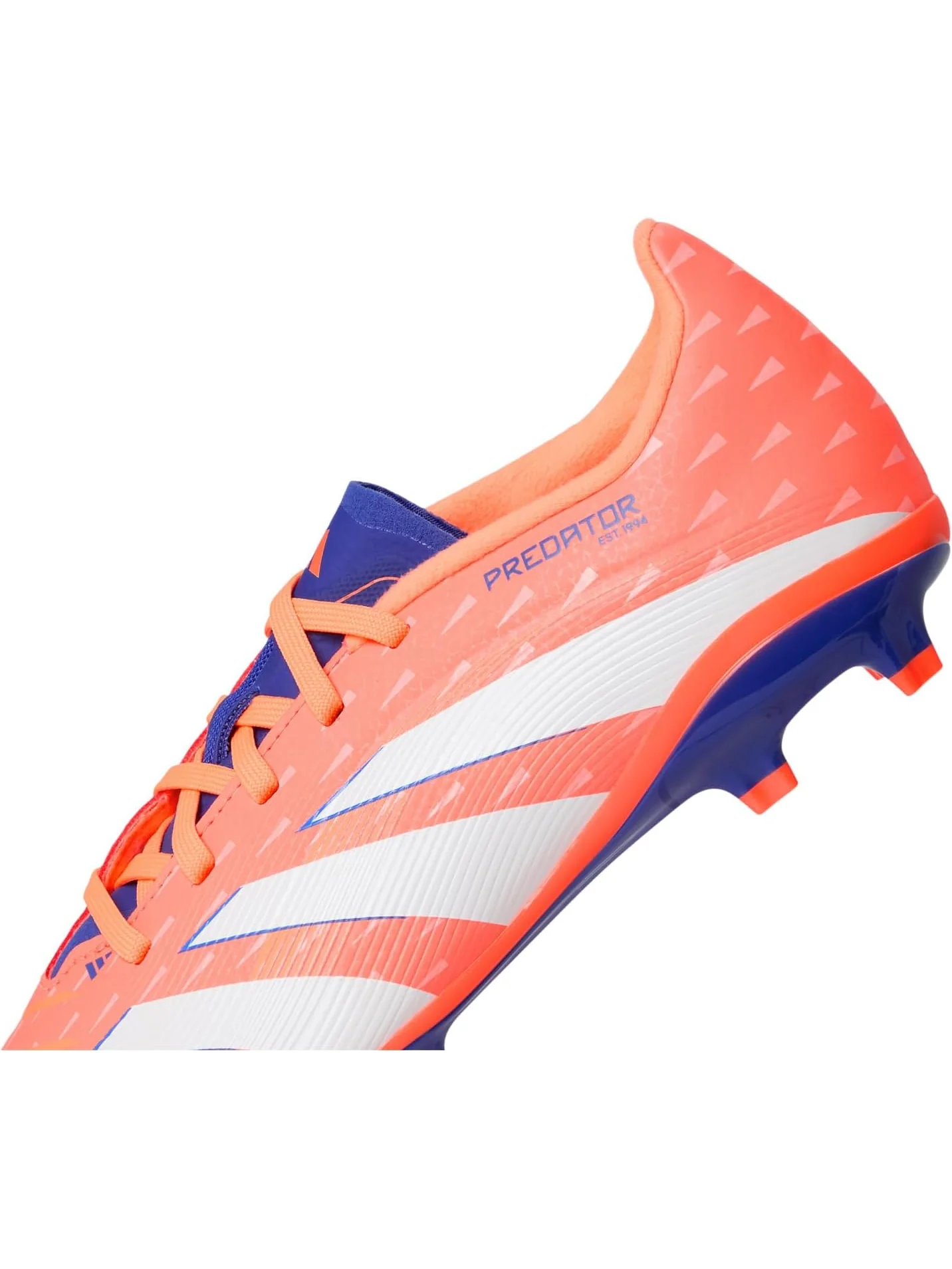 Кроссовки adidas Kids League Predator Firm Ground/Multi Ground Cleats — изображение 6 из 7, белый/оранжевый