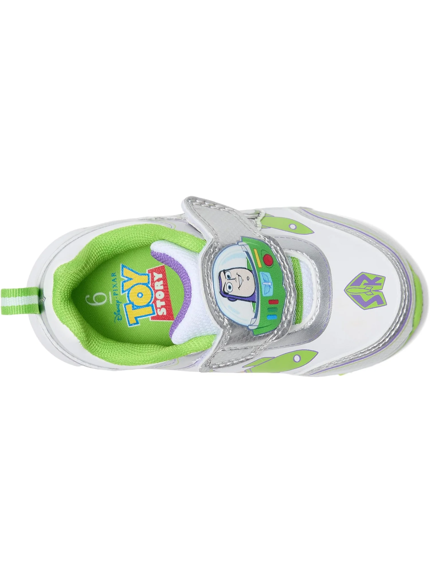 Кроссовки Josmo Toy Story Buzz Lightyear Lighted Sneakers — изображение 2 из 7, серебряный