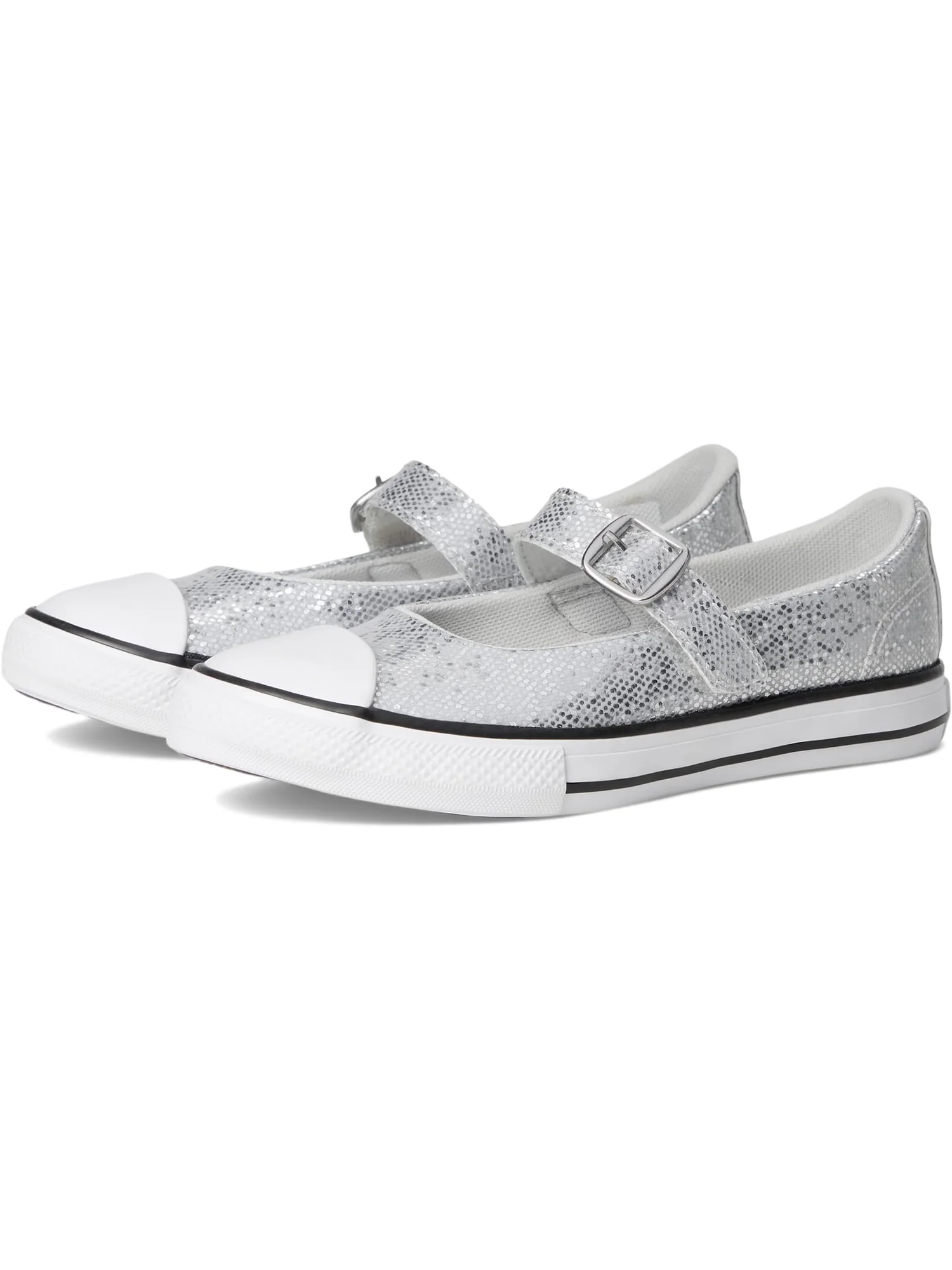 Кроссовки Converse Kids Chuck Taylor All Star Dainty Mary Jane Disco Easy On — изображение 1 из 7, серый/белый/черный