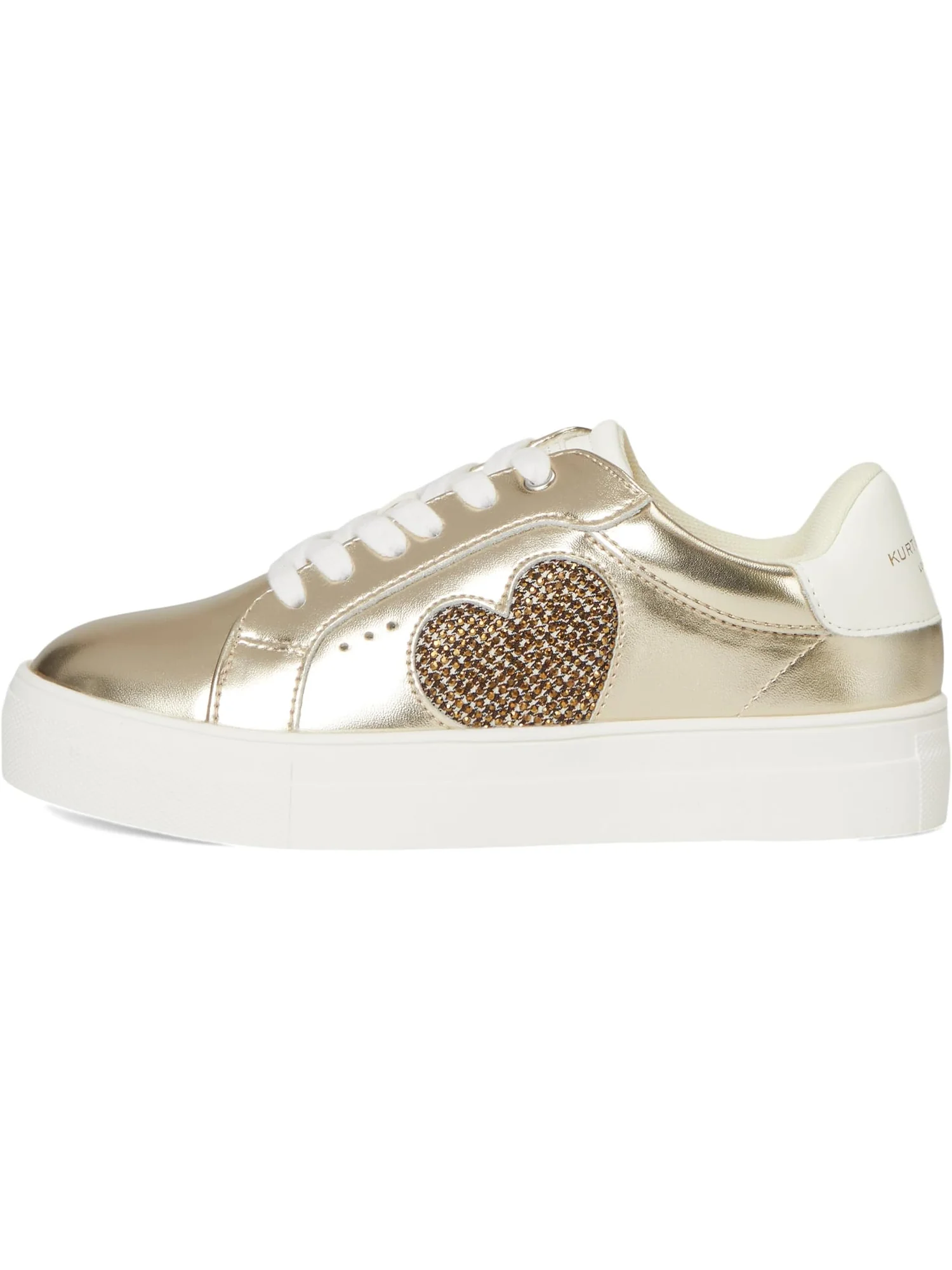 Кроссовки Kurt Geiger London Kids Mini Luckson Heart — изображение 4 из 7, золото