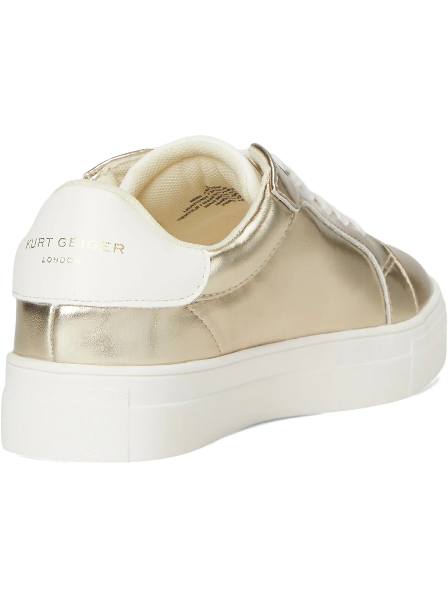 Кроссовки Kurt Geiger London Kids Mini Luckson Heart — изображение 5 из 7, золото