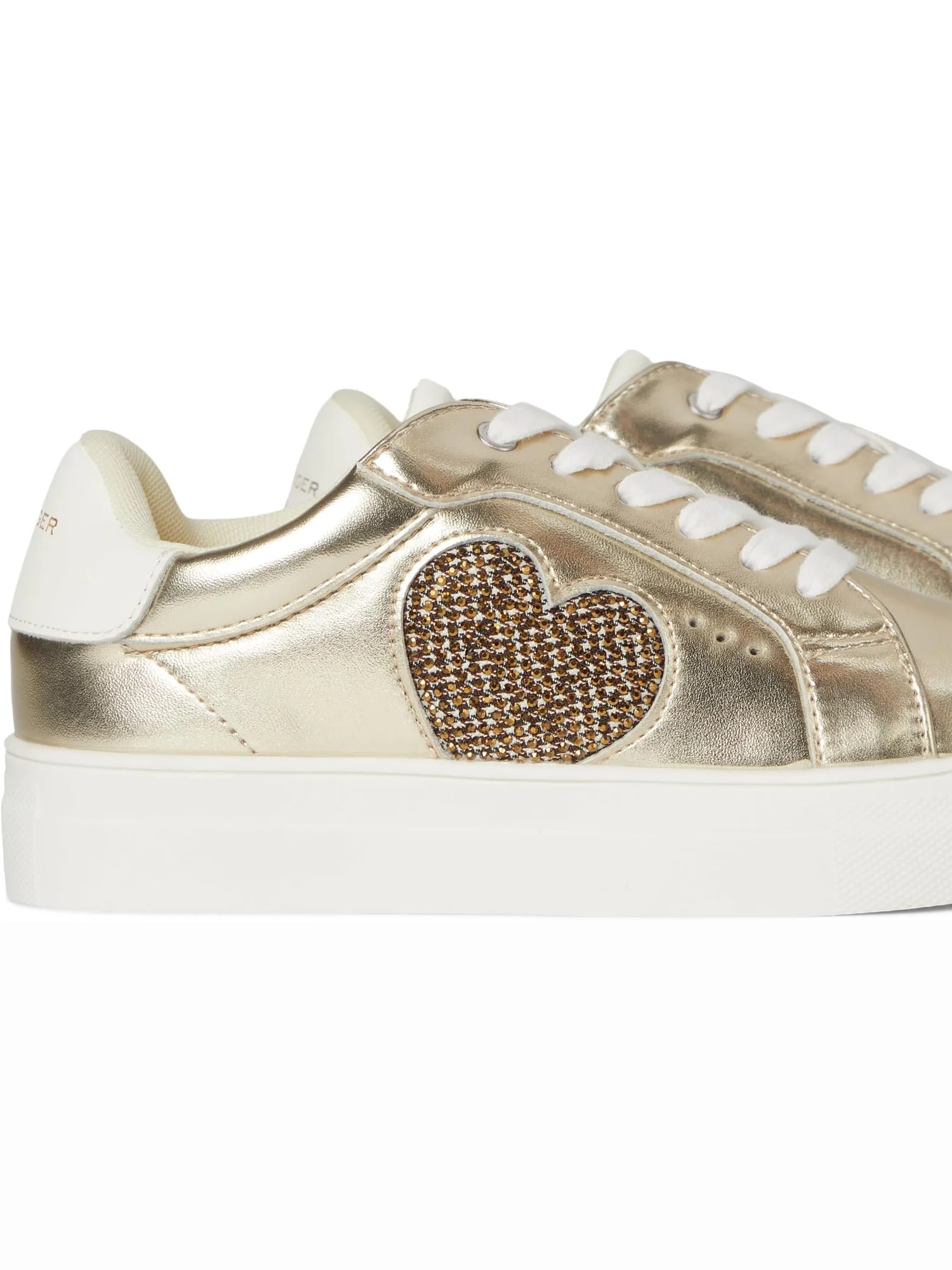 Кроссовки Kurt Geiger London Kids Mini Luckson Heart — изображение 6 из 7, золото