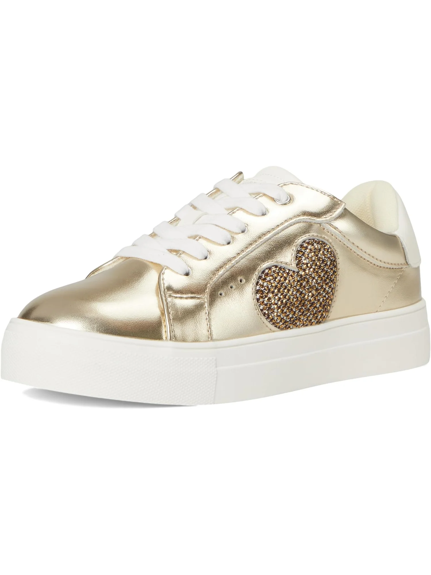 Кроссовки Kurt Geiger London Kids Mini Luckson Heart — изображение 7 из 7, золото