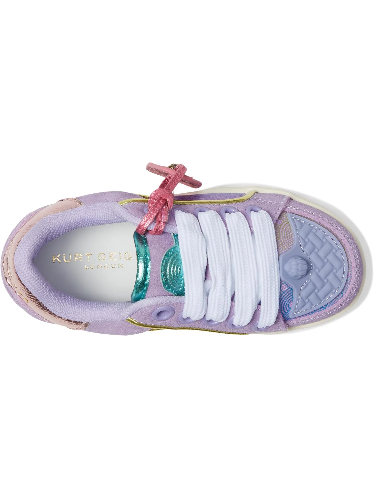 Кроссовки Kurt Geiger London Kids Mini Southbank — изображение 2 из 7, фиолетовый