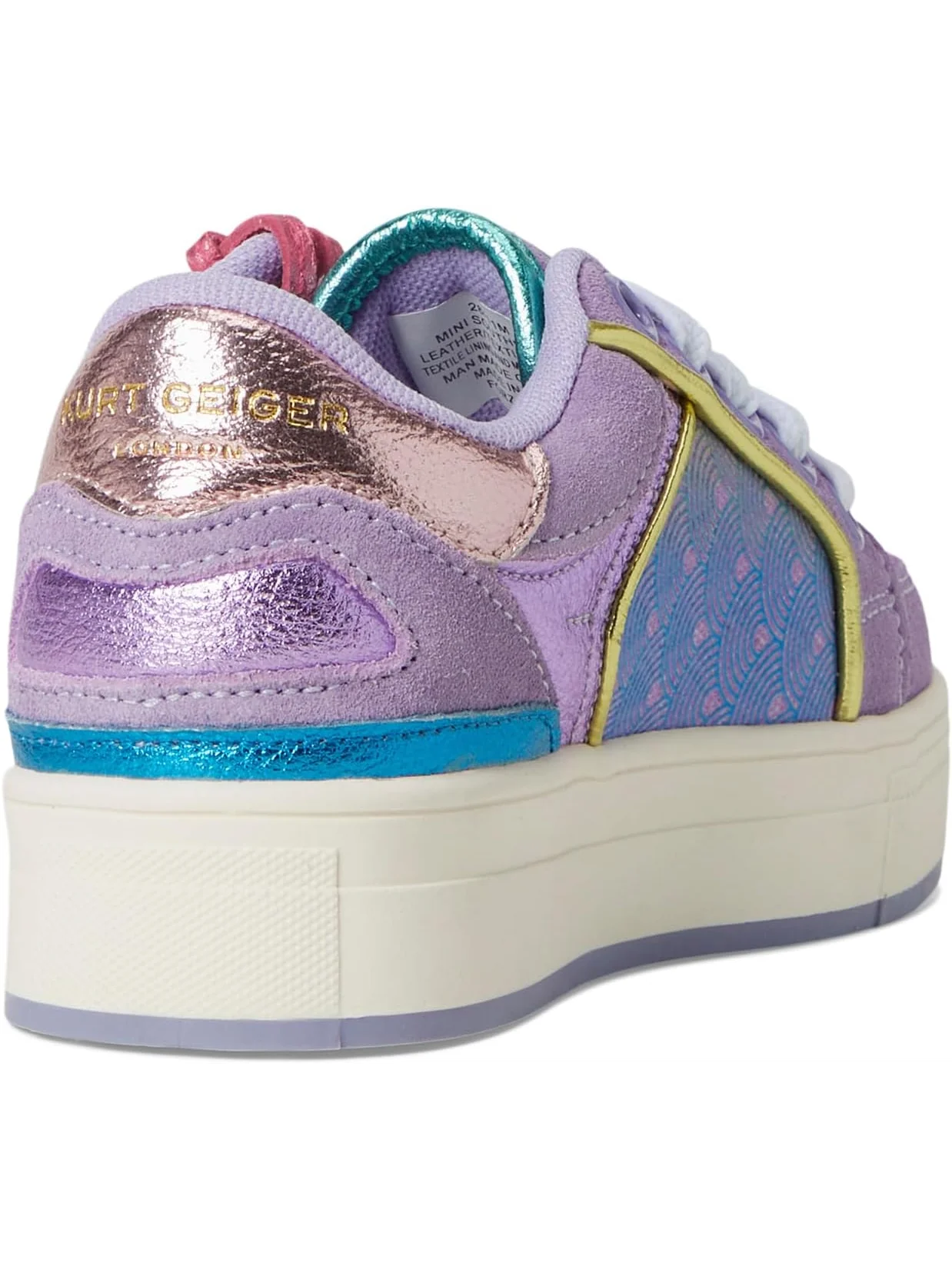 Кроссовки Kurt Geiger London Kids Mini Southbank — изображение 5 из 7, фиолетовый