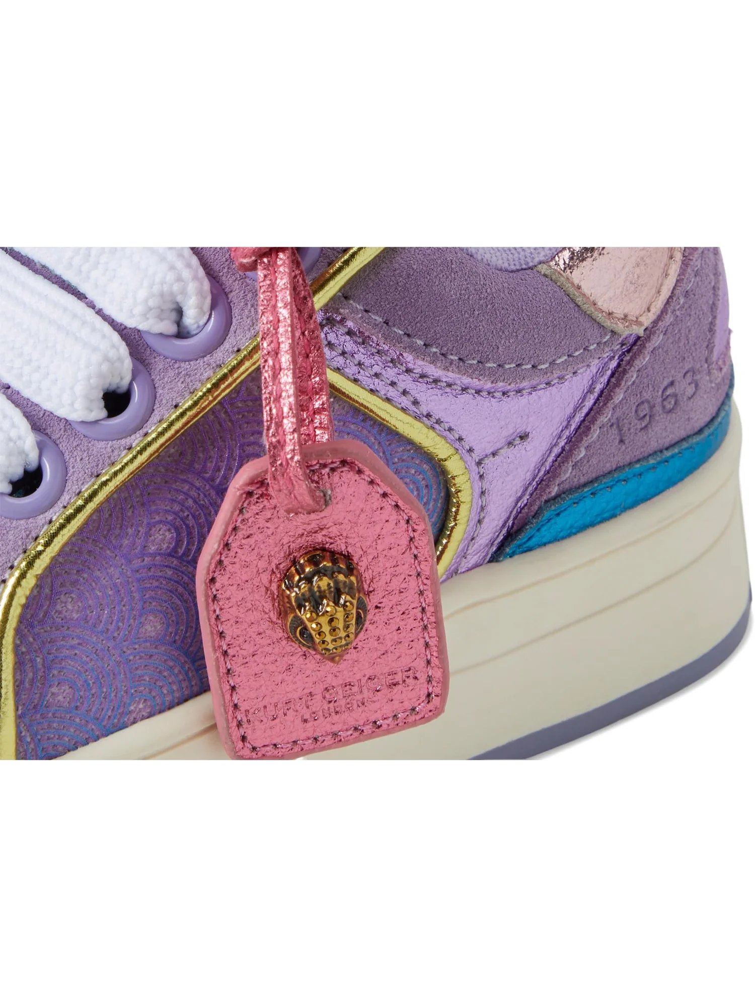Кроссовки Kurt Geiger London Kids Mini Southbank — изображение 6 из 7, фиолетовый