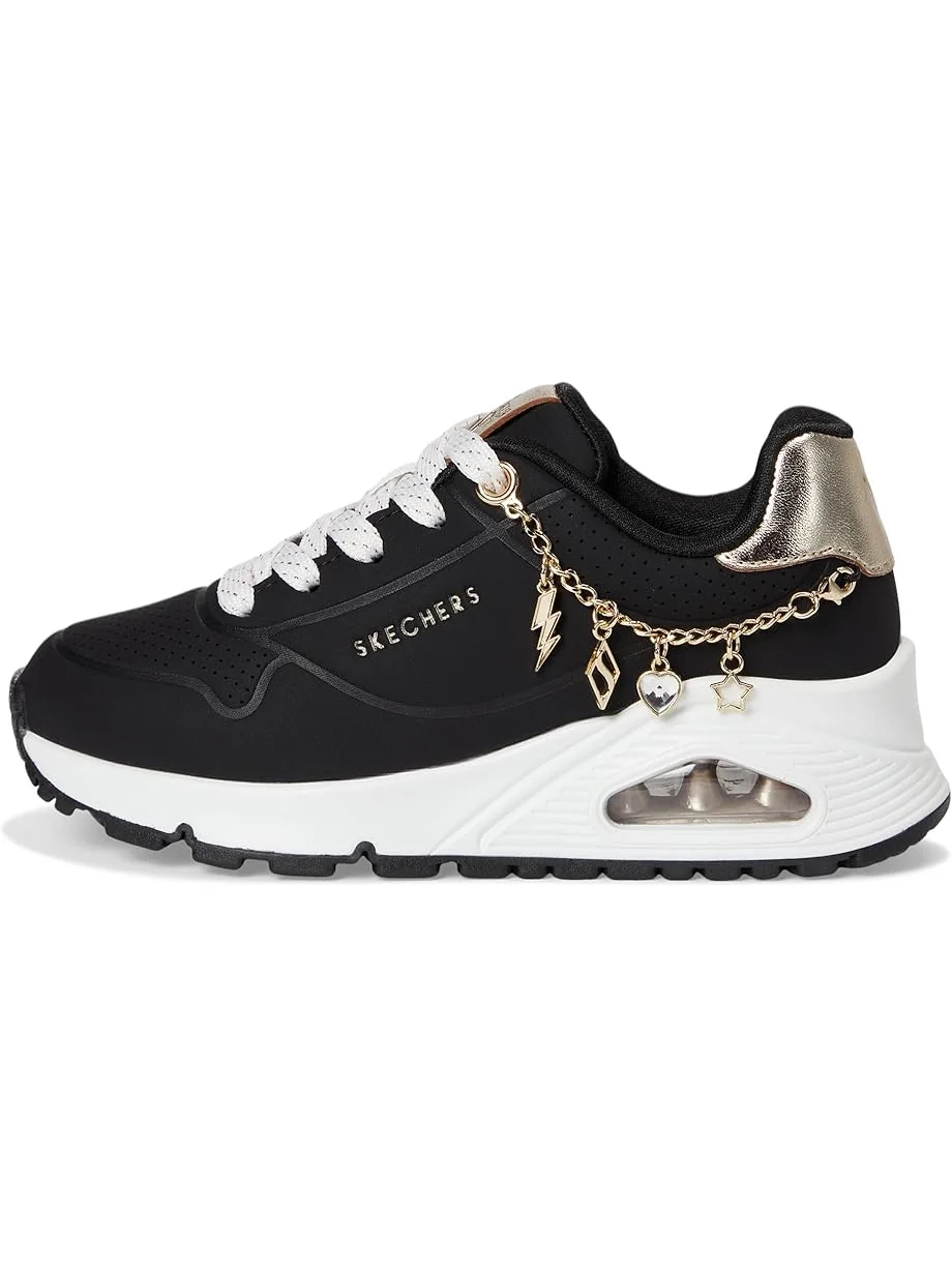 Детские кроссовки Skechers Uno Gen1 310343L (Little Kid/Big Kid) SKECHERS KIDS — изображение 4 из 7, черный/золотистый