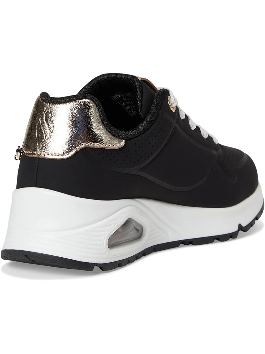 Детские кроссовки Skechers Uno Gen1 310343L (Little Kid/Big Kid) SKECHERS KIDS — изображение 5 из 7, черный/золотистый