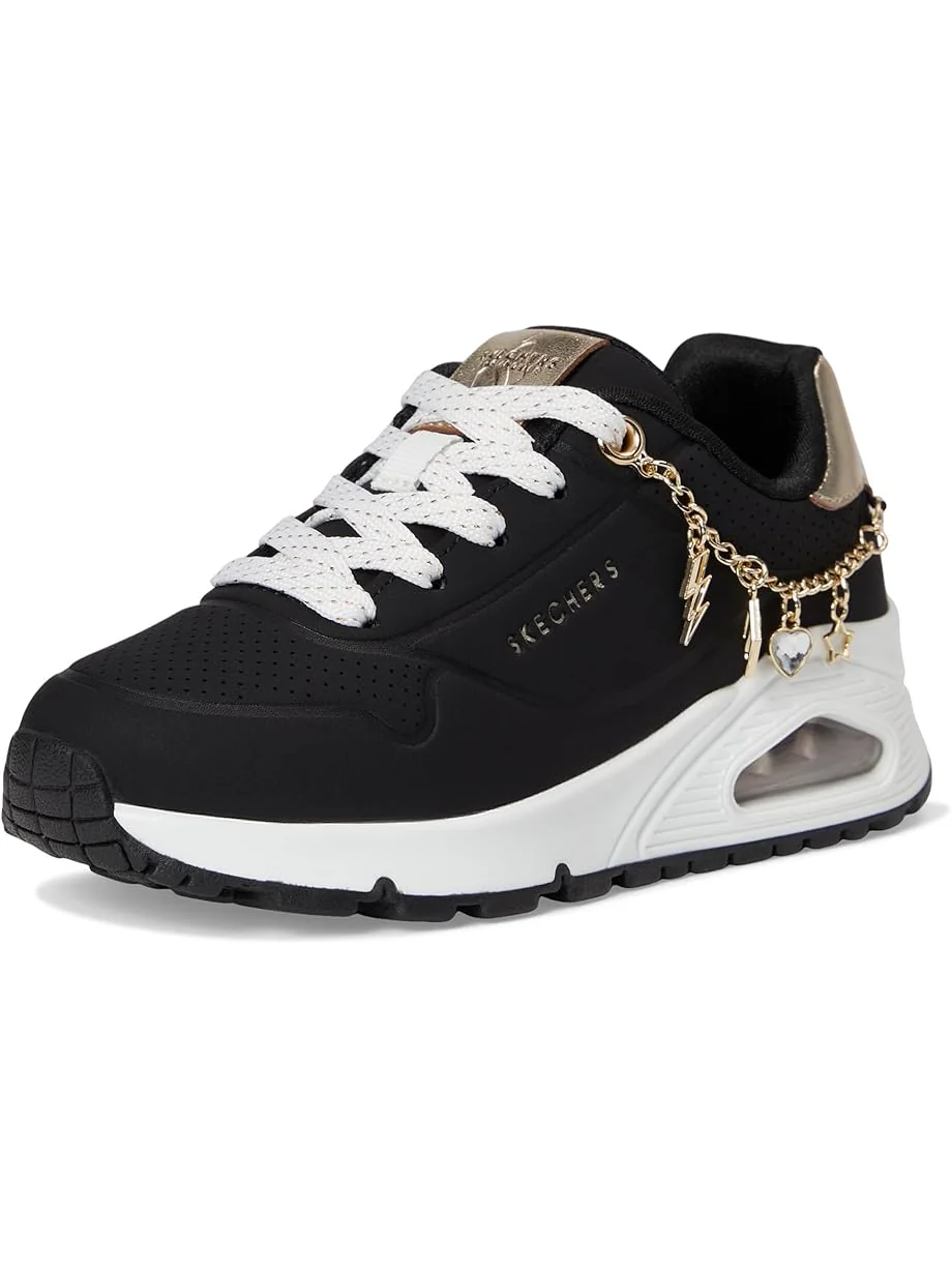 Детские кроссовки Skechers Uno Gen1 310343L (Little Kid/Big Kid) SKECHERS KIDS — изображение 7 из 7, черный/золотистый