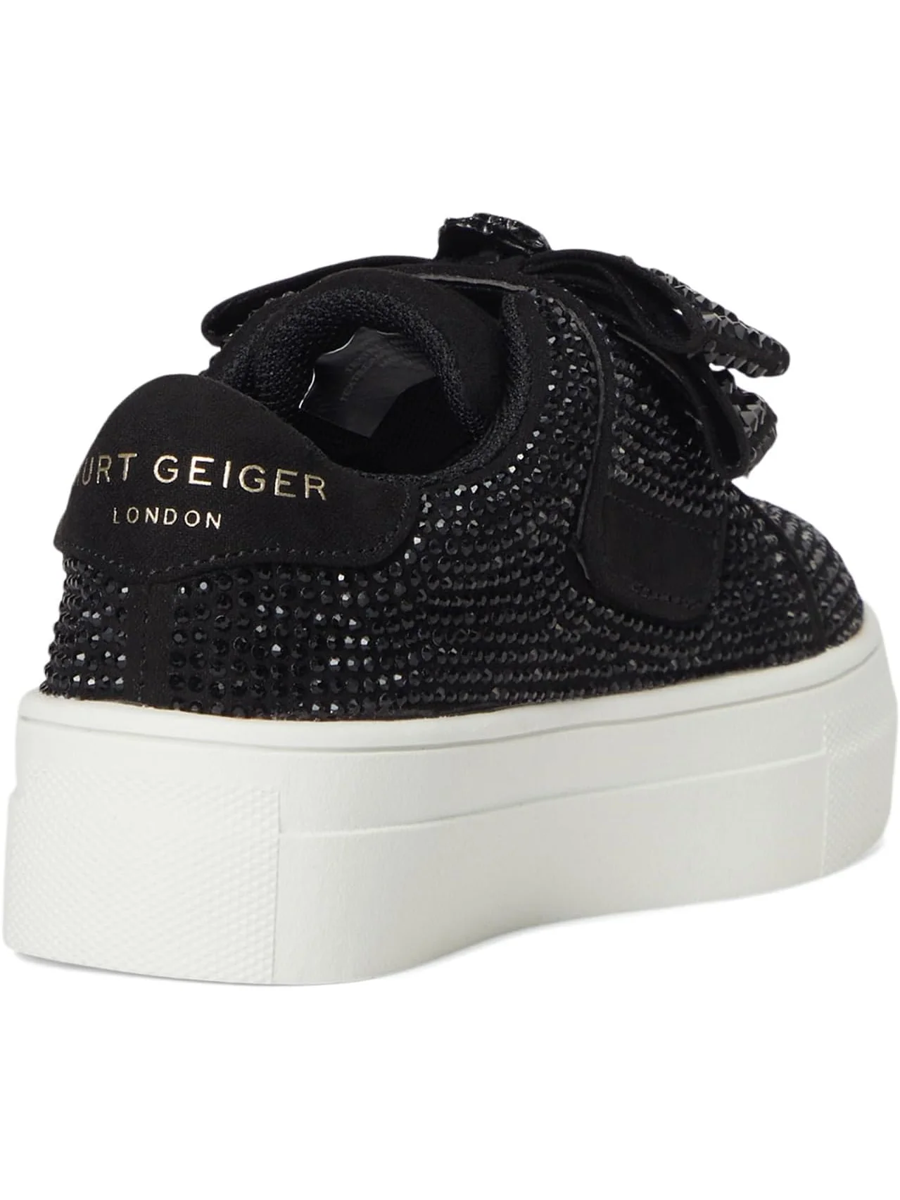 Кроссовки Kurt Geiger London Kids Mini Laney Bow — изображение 5 из 7, черный/белый