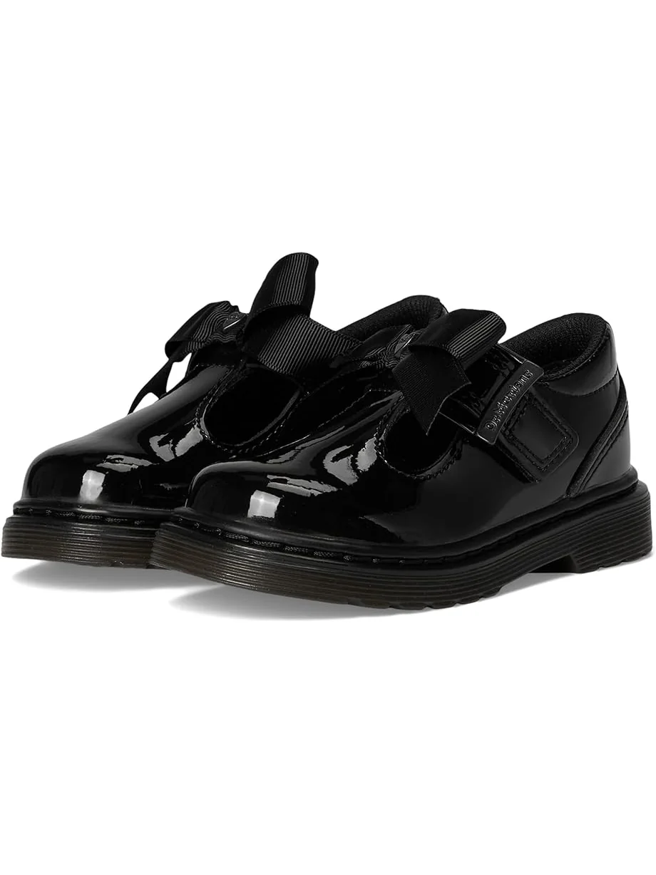 Детские сандалии Dr. Martens Polley II Bow (Toddler) Dr. Martens Kid's Collection — черный