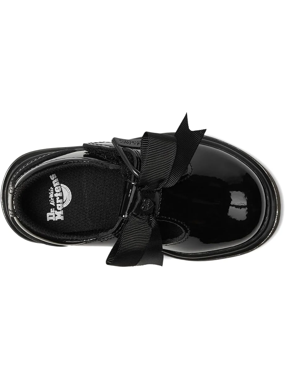 Детские сандалии Dr. Martens Polley II Bow (Toddler) Dr. Martens Kid's Collection — изображение 2 из 7, черный