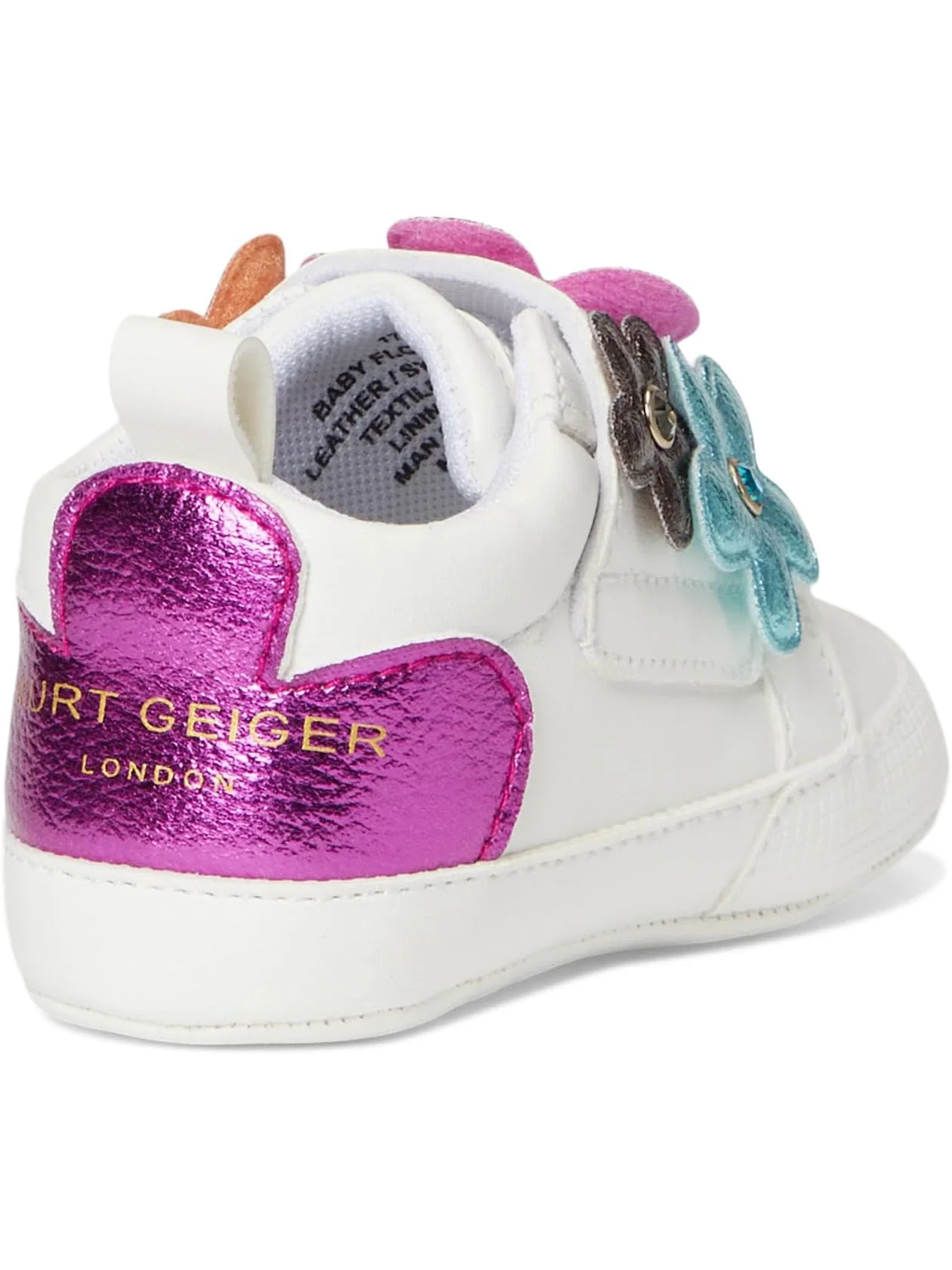 Кроссовки Kurt Geiger London Kids Baby Flower Petal — изображение 5 из 7, мульти