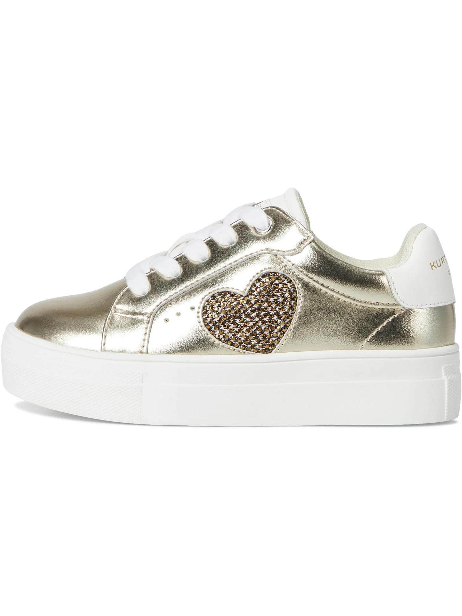 Кроссовки Kurt Geiger London Kids Mini Luckson Heart — изображение 4 из 7, золото