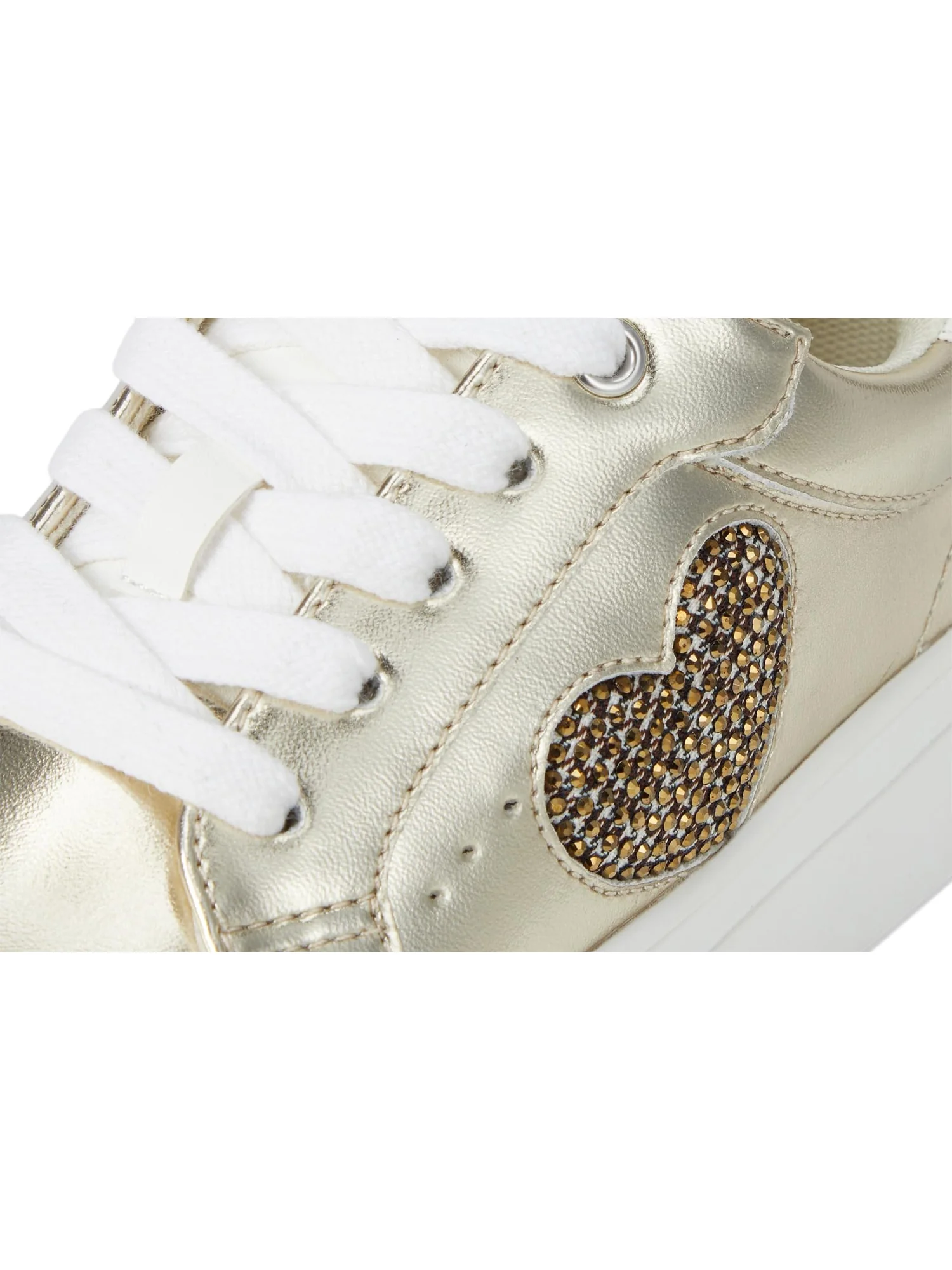 Кроссовки Kurt Geiger London Kids Mini Luckson Heart — изображение 6 из 7, золото