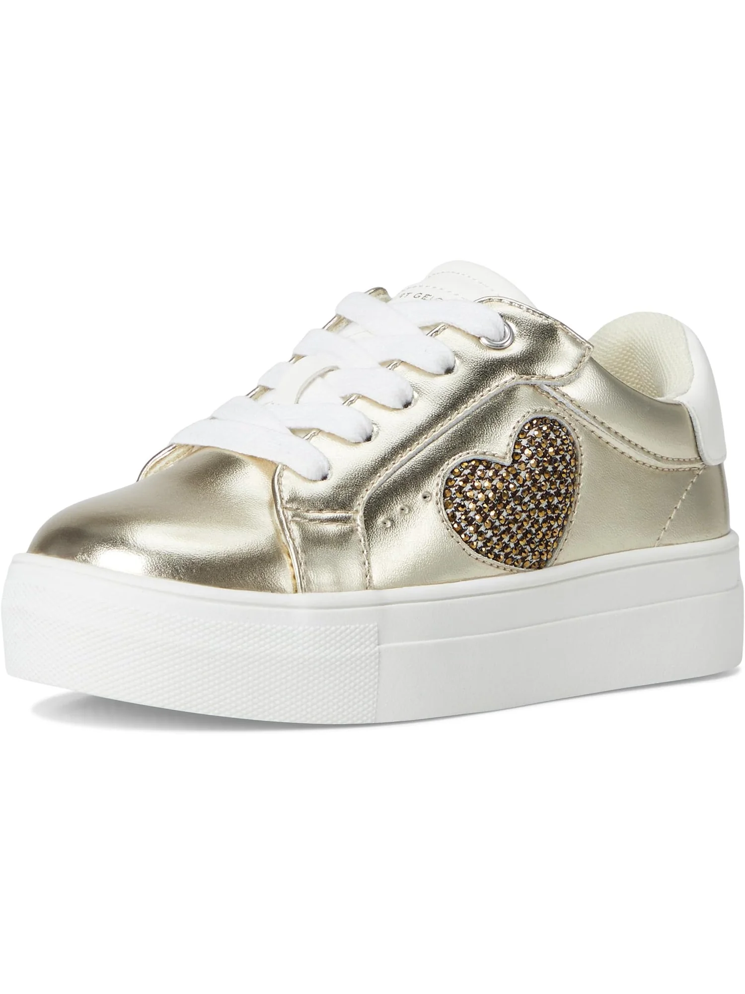 Кроссовки Kurt Geiger London Kids Mini Luckson Heart — изображение 7 из 7, золото