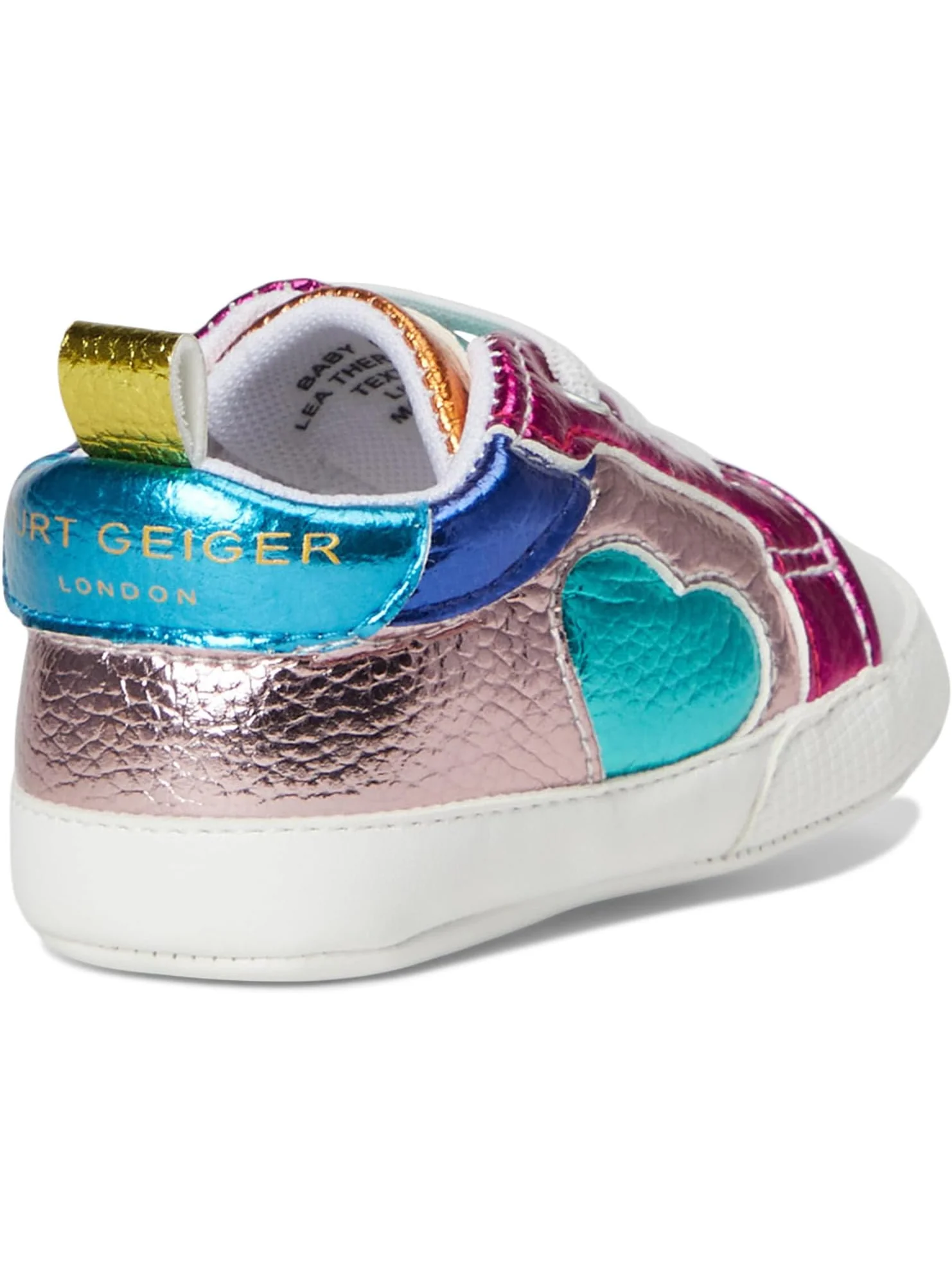 Кроссовки Kurt Geiger London Kids Baby Luckson Heart — изображение 5 из 7, мульти