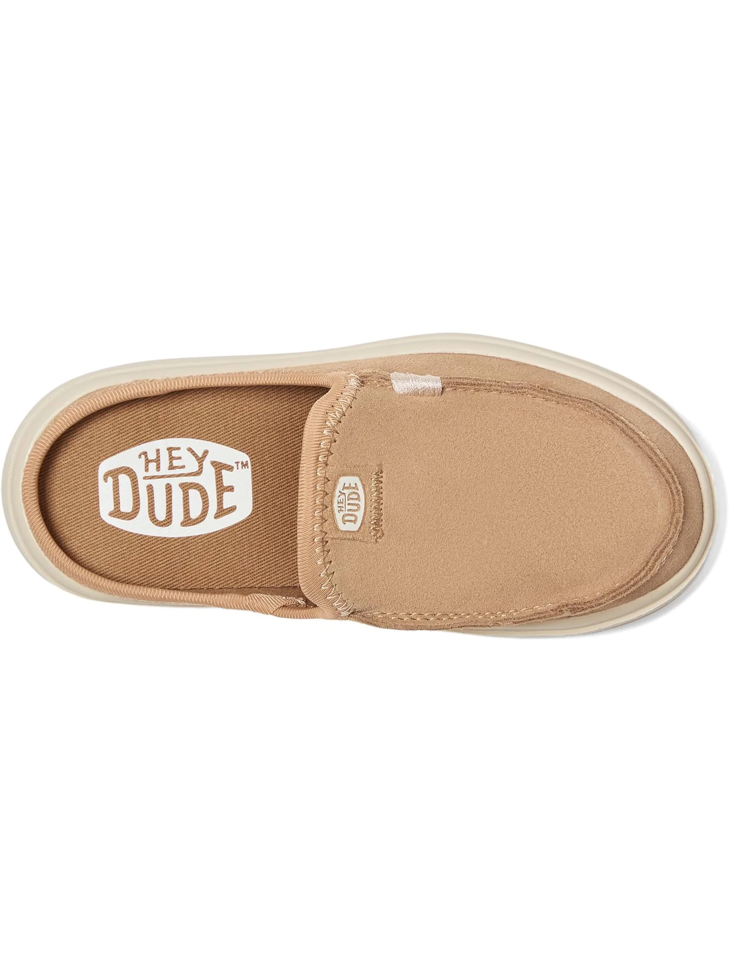 Кроссовки Hey Dude Kids Austin Lift Y Classic — изображение 2 из 7, бежевый