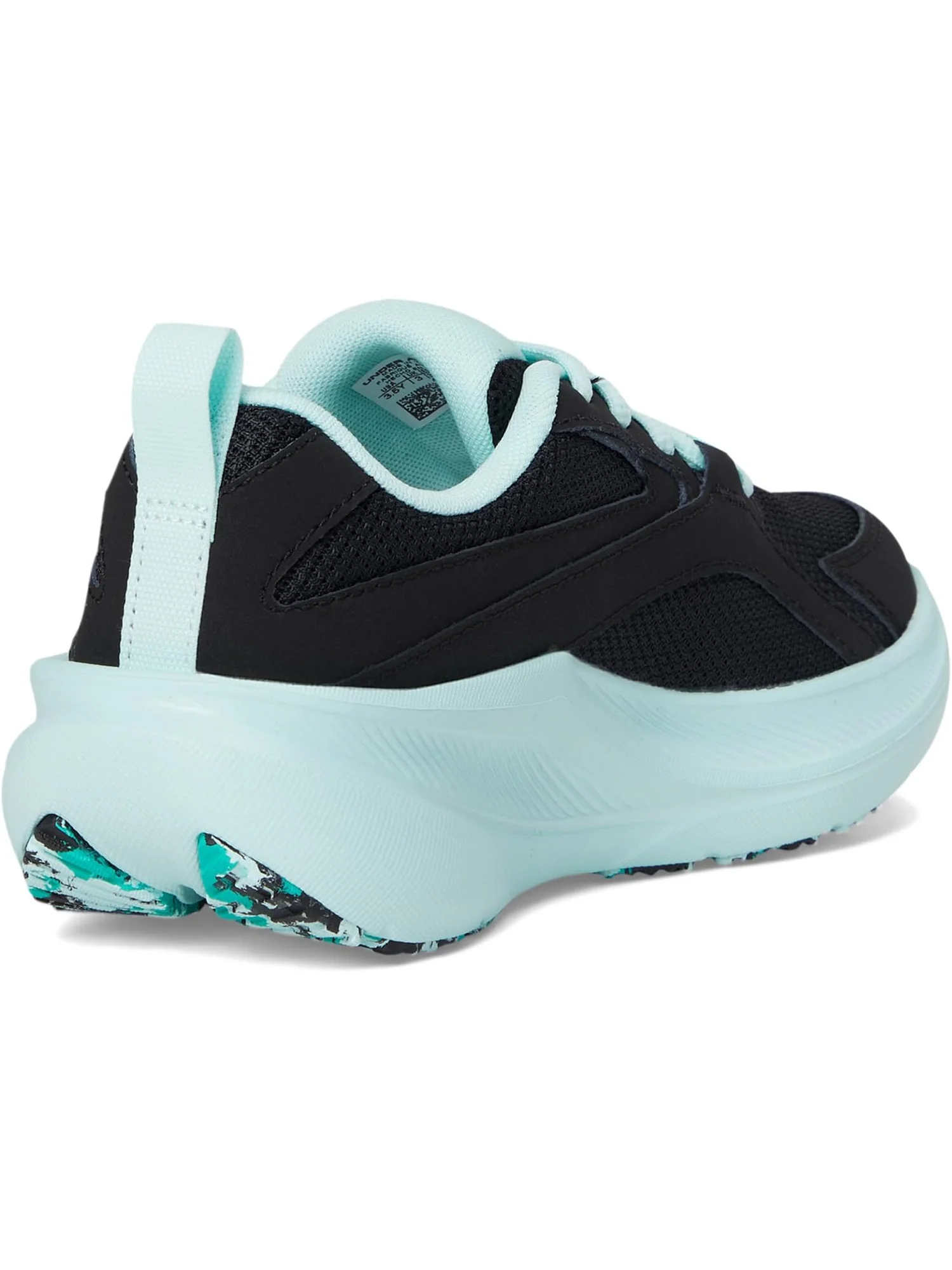 Кроссовки Under Armour Kids Charged Assert 11 — изображение 5 из 7, черный//зеленый