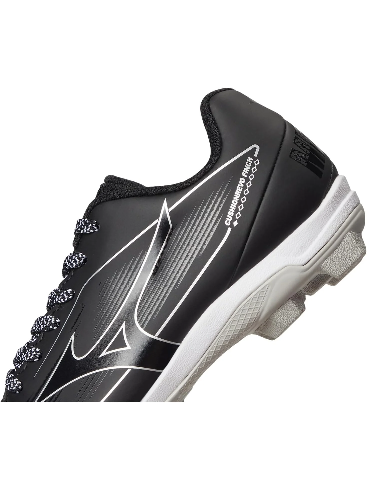 Кроссовки Mizuno Cushionrevo Finch Jr — изображение 6 из 7, черный/белый