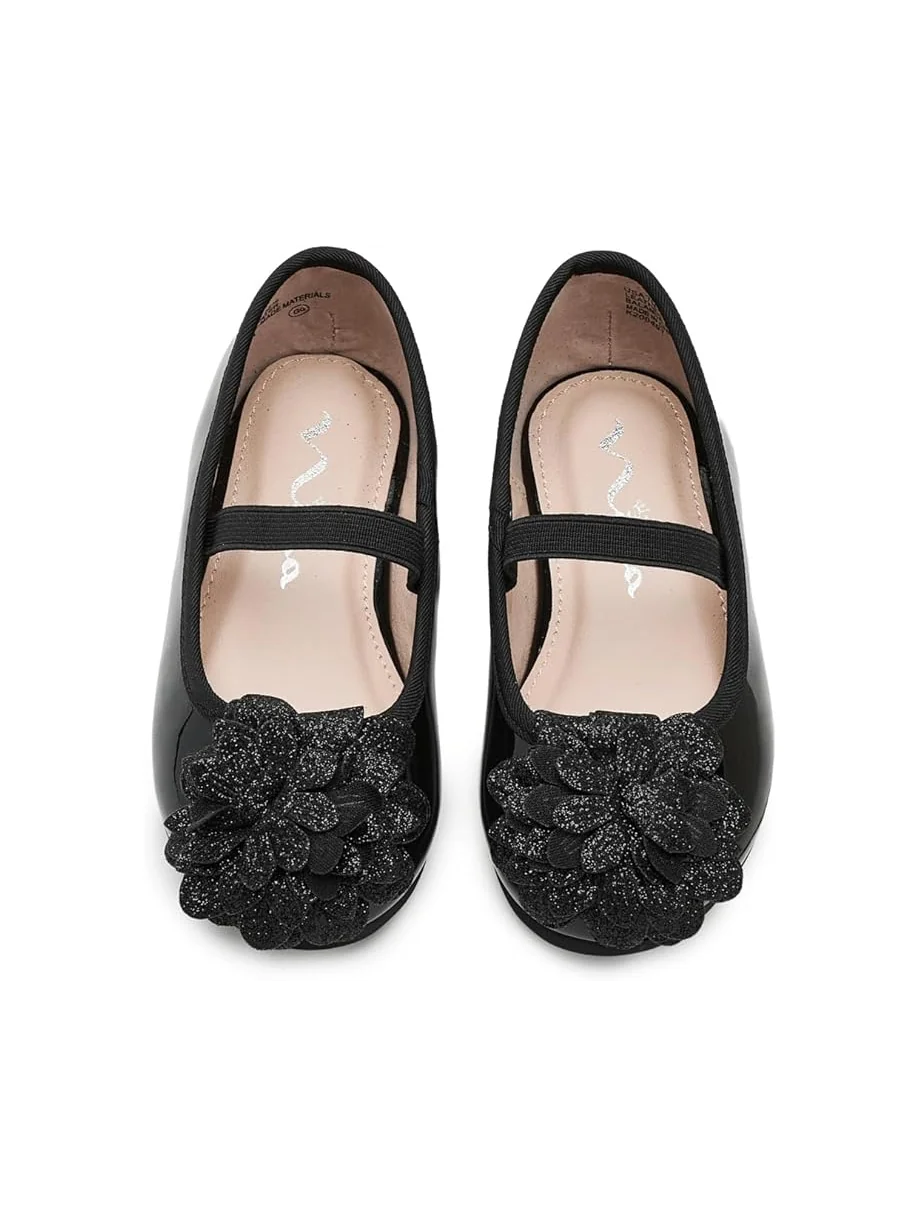 Детские балетки Nina Jeanesse-T (Toddler/Little Kid) Nina Kids — изображение 2 из 7, черный