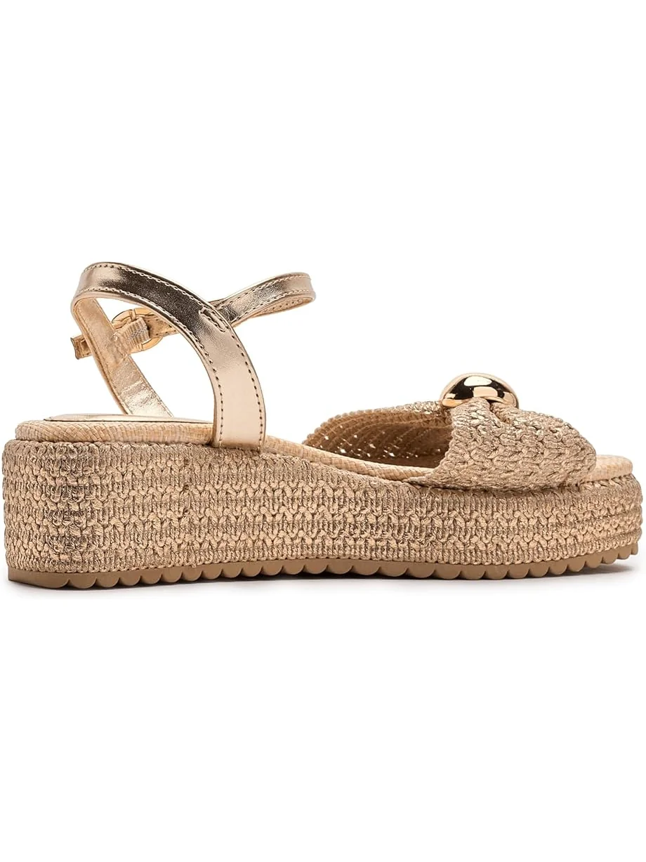 Детские туфли Steve Madden Chayna (Little Kid/Big Kid) Steve Madden Kids — изображение 3 из 7, золото