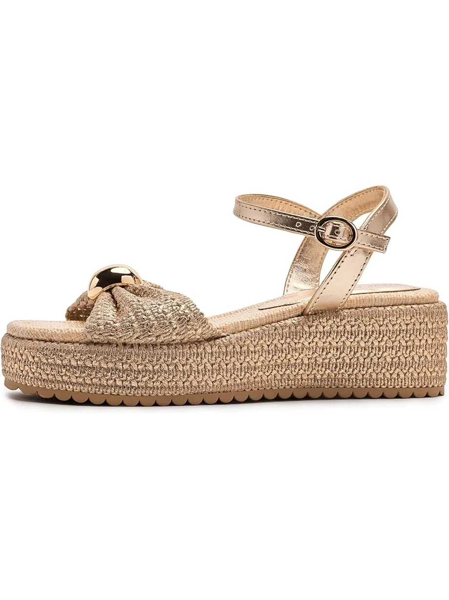 Детские туфли Steve Madden Chayna (Little Kid/Big Kid) Steve Madden Kids — изображение 4 из 7, золото