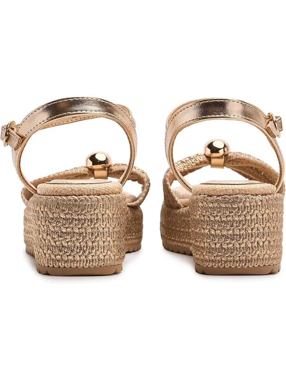 Детские туфли Steve Madden Chayna (Little Kid/Big Kid) Steve Madden Kids — изображение 7 из 7, золото