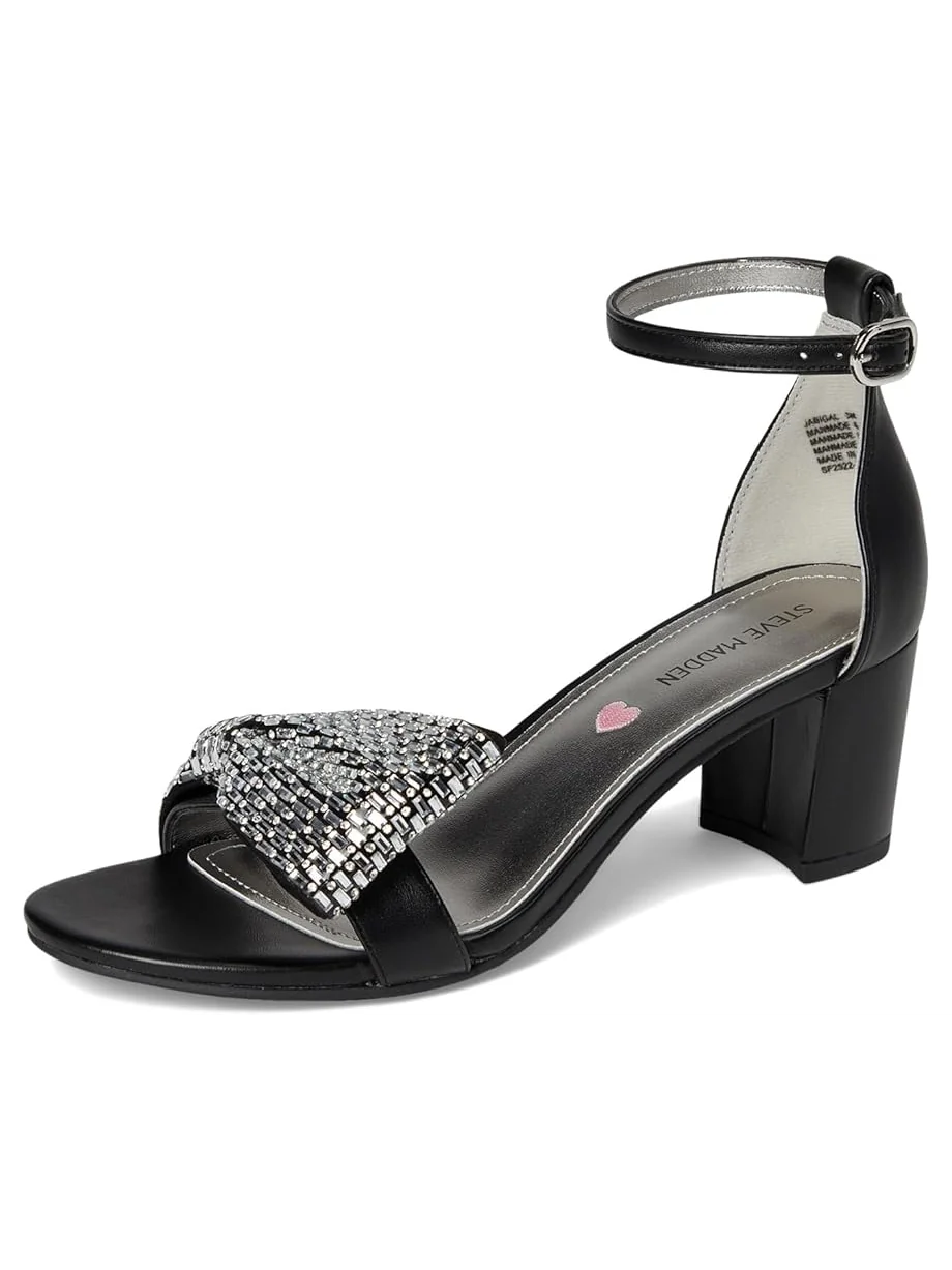 Детские туфли Steve Madden Abigail (Little Kid/Big Kid) Steve Madden Kids — изображение 7 из 7, черный