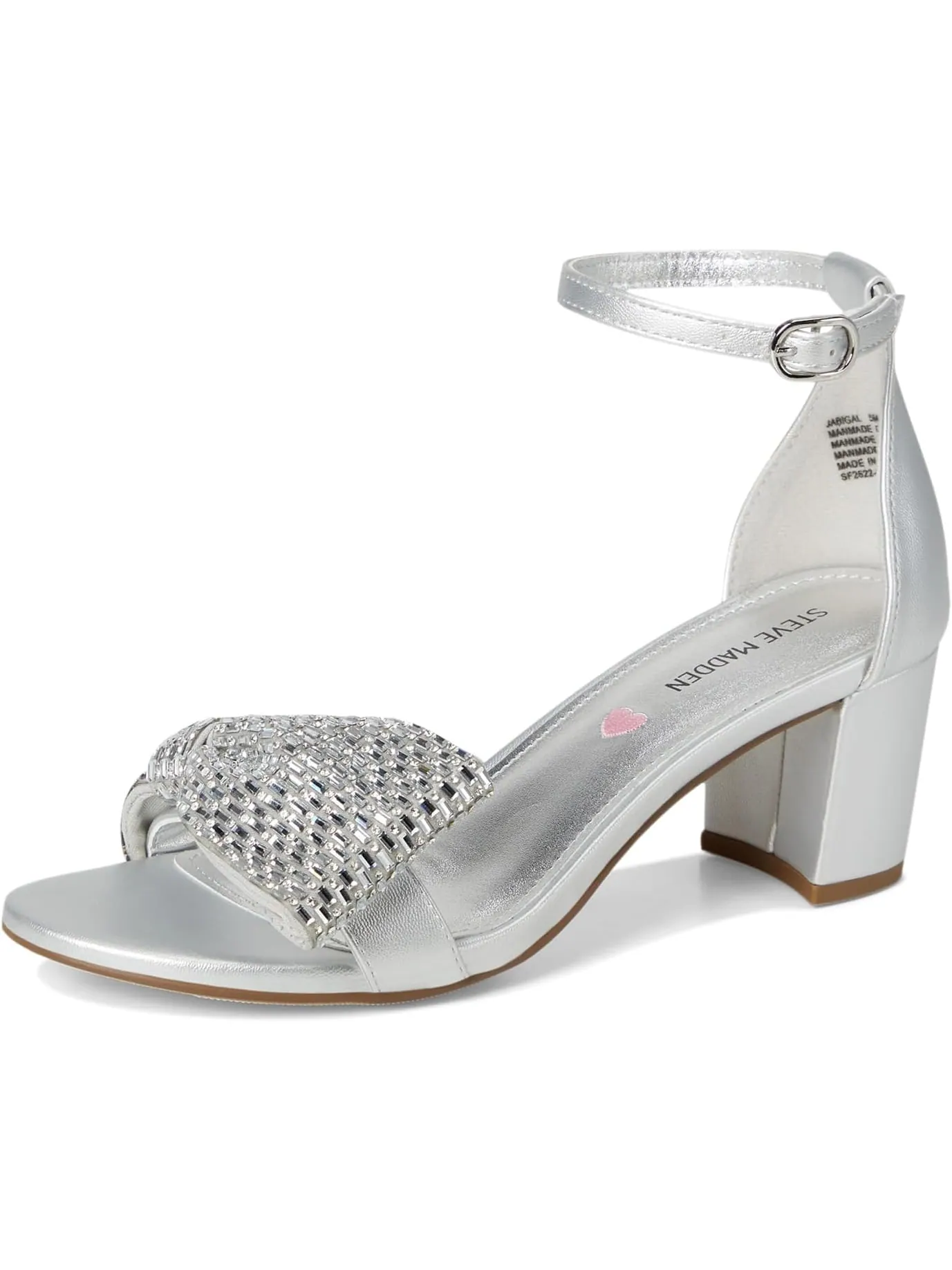 Туфли Steve Madden Kids Abigal — изображение 7 из 7, серебряный