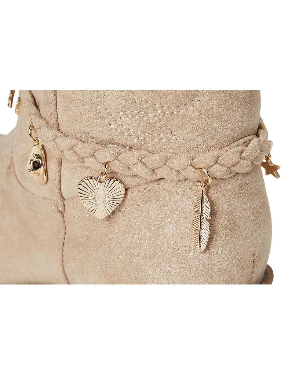 Детские ботинки Steve Madden Leana (Little Kid/Big Kid) Steve Madden Kids — изображение 6 из 7, бежевый